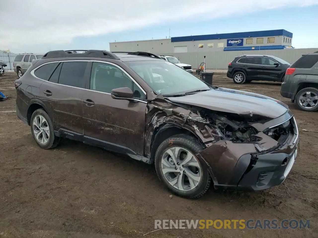 4 fotografías del automóvil dañado 4S4BTGND2N3235652 SUBARU OUTBACK 2022