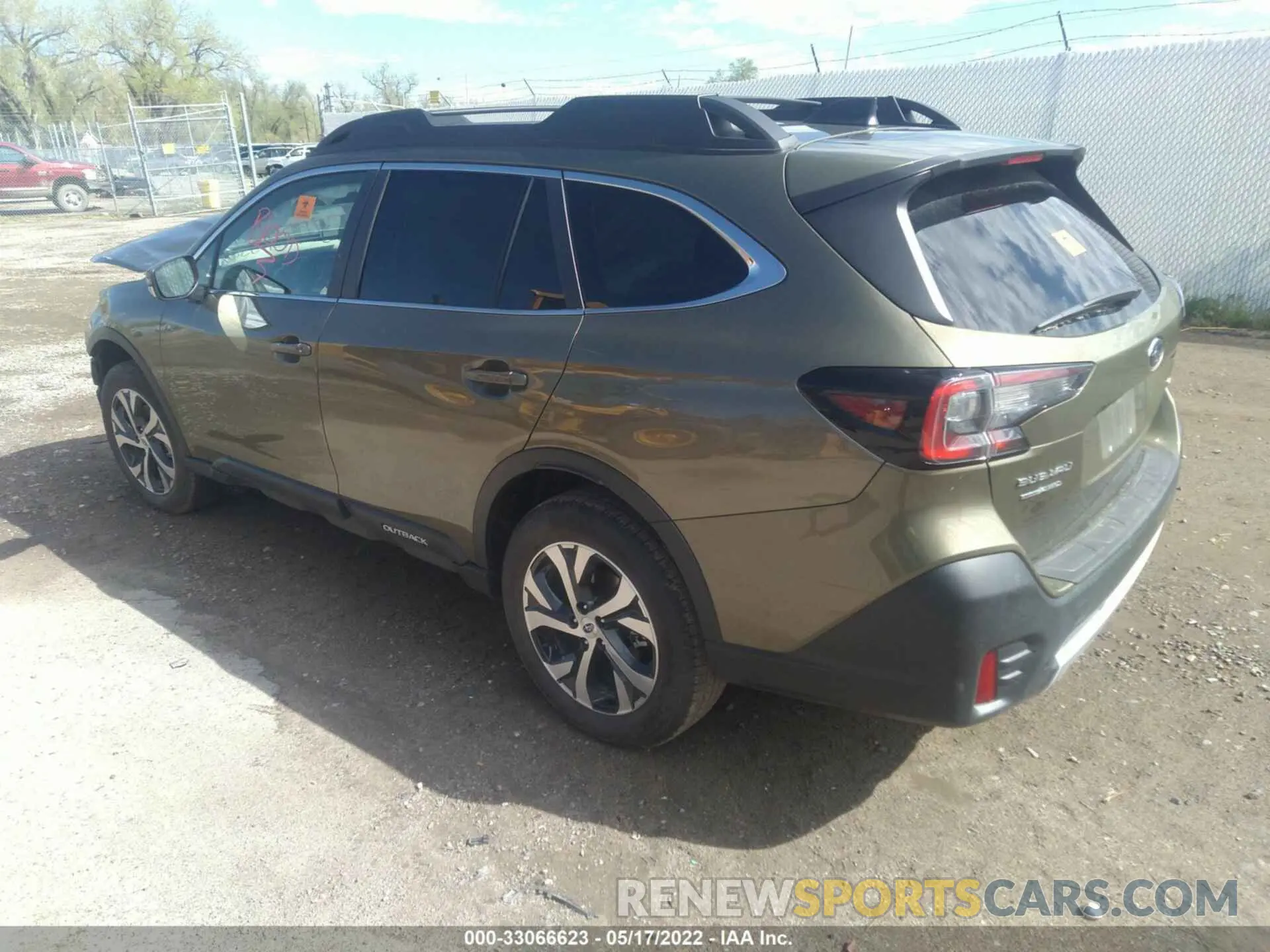 3 fotografías del automóvil dañado 4S4BTGND3N3117321 SUBARU OUTBACK 2022