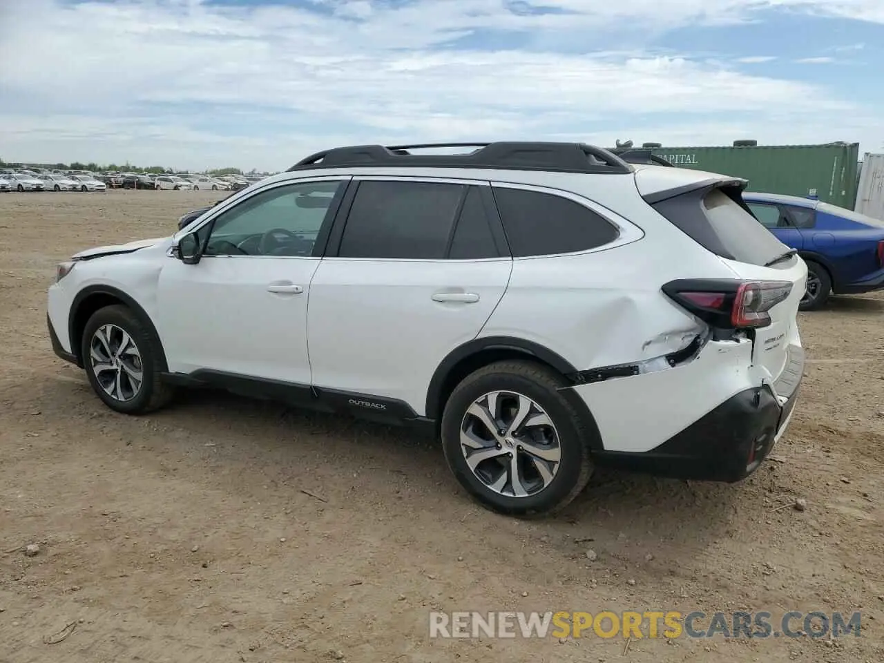 2 fotografías del automóvil dañado 4S4BTGND5N3176113 SUBARU OUTBACK 2022