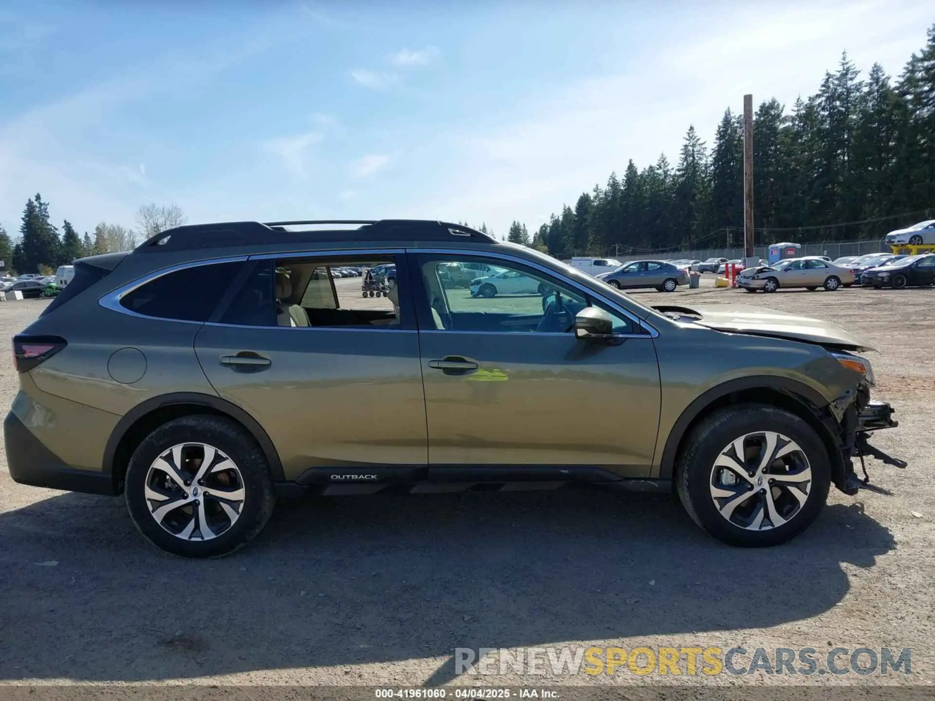 14 fotografías del automóvil dañado 4S4BTGND6N3268671 SUBARU OUTBACK 2022