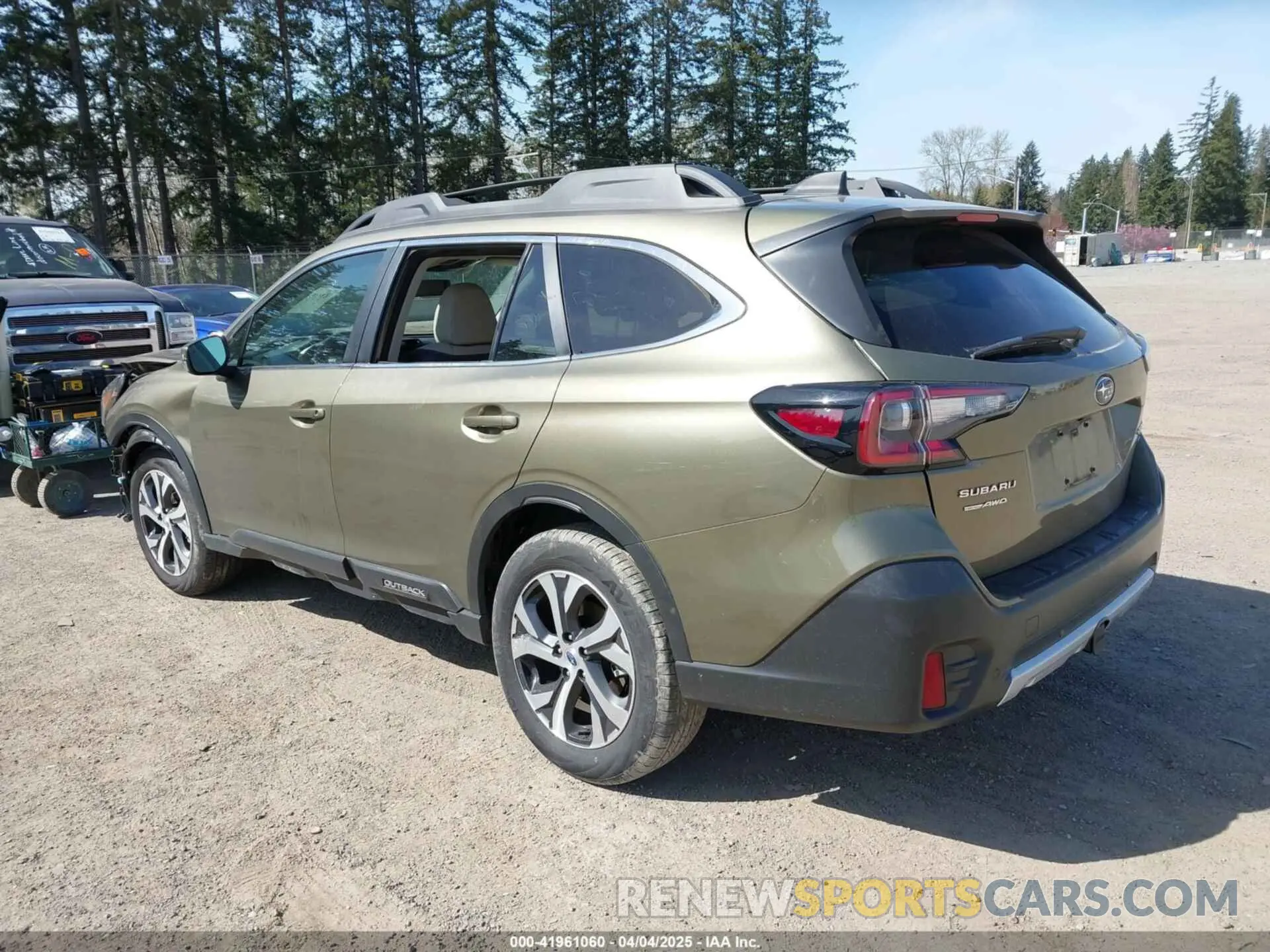 3 fotografías del automóvil dañado 4S4BTGND6N3268671 SUBARU OUTBACK 2022