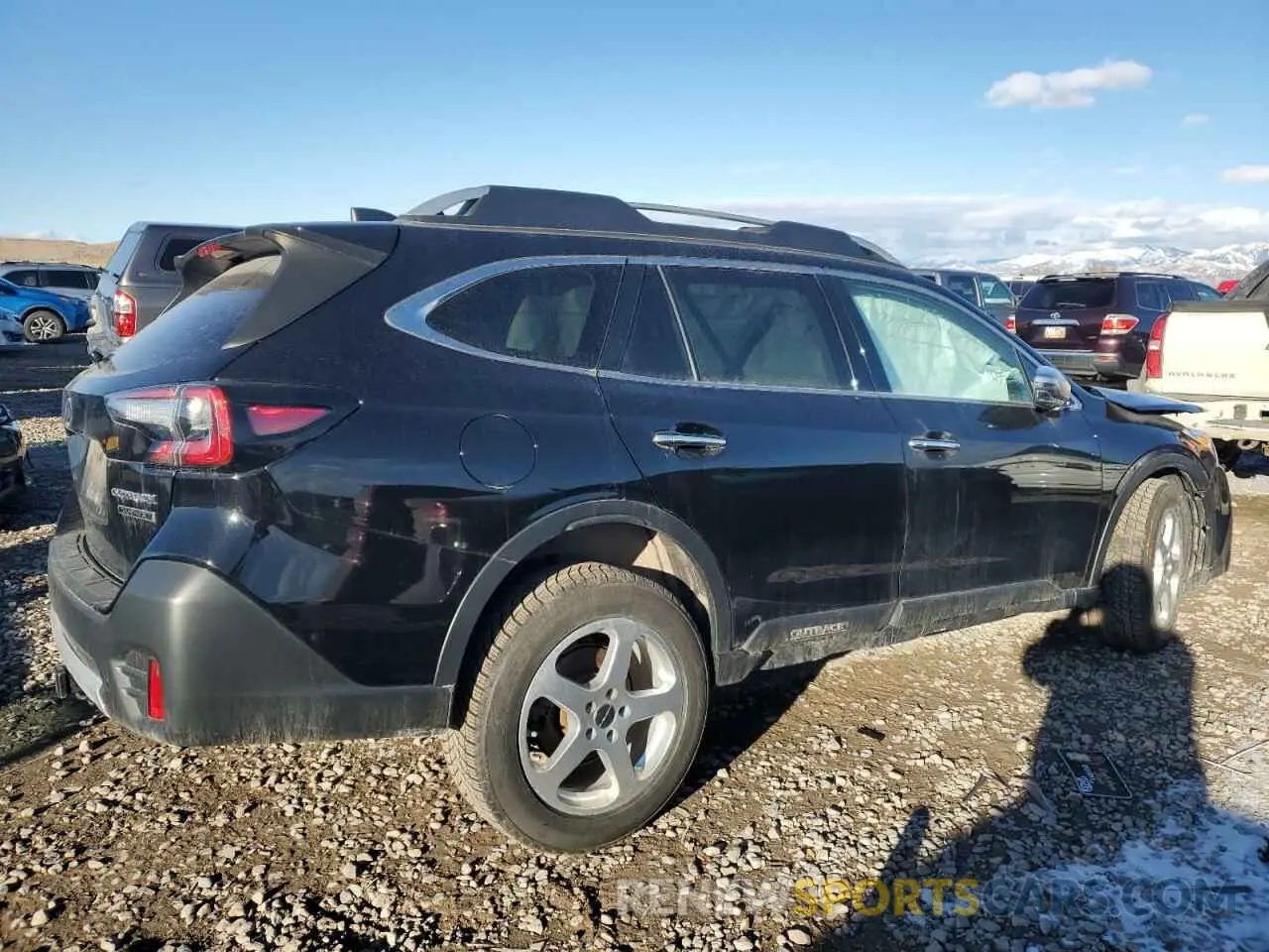 3 fotografías del automóvil dañado 4S4BTGPD2N3136035 SUBARU OUTBACK 2022