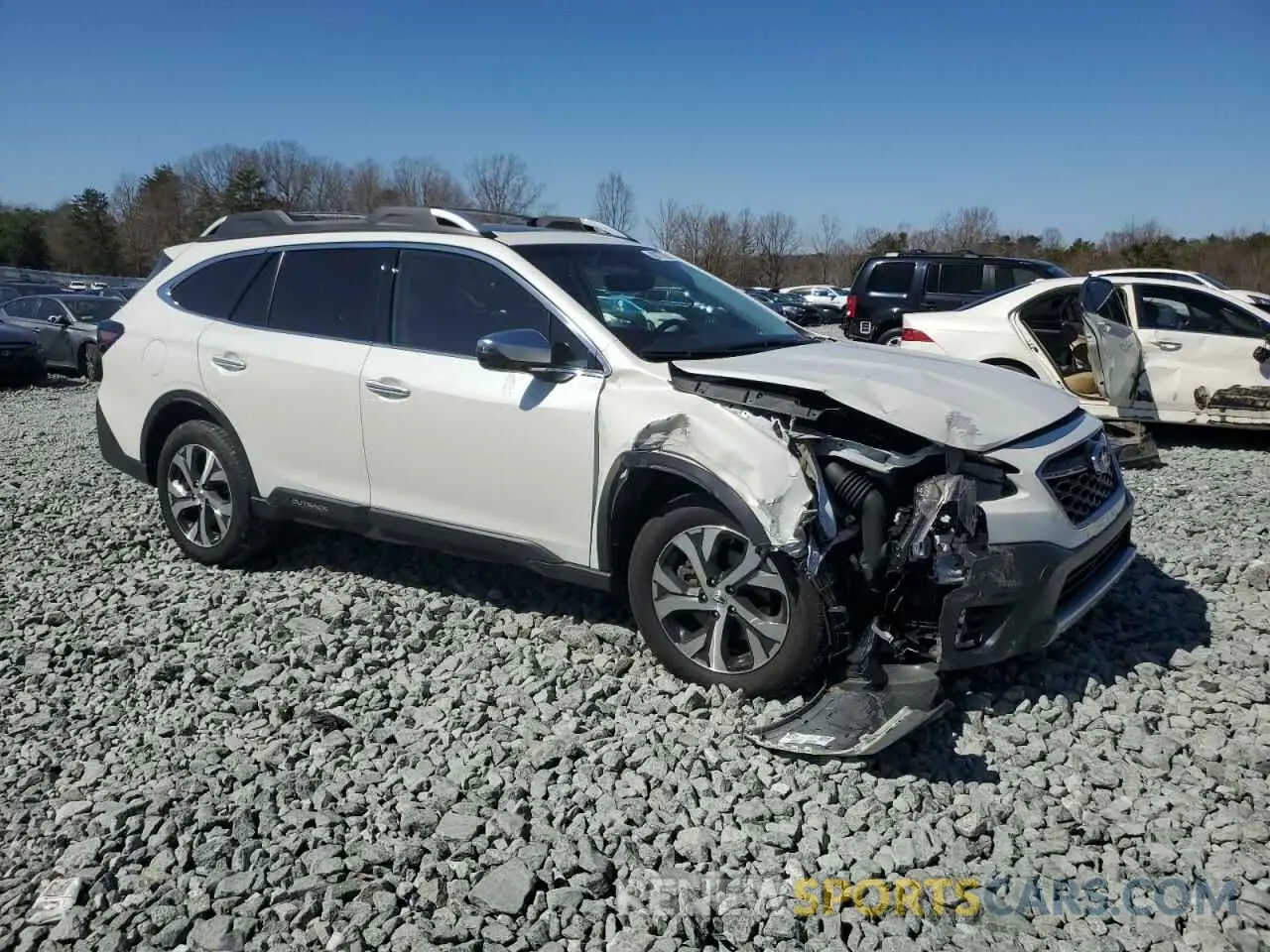 4 fotografías del automóvil dañado 4S4BTGPD4N3187889 SUBARU OUTBACK 2022