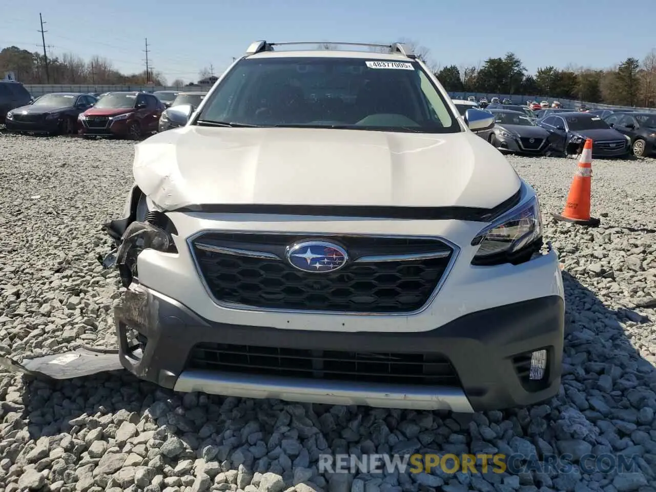 5 fotografías del automóvil dañado 4S4BTGPD4N3187889 SUBARU OUTBACK 2022