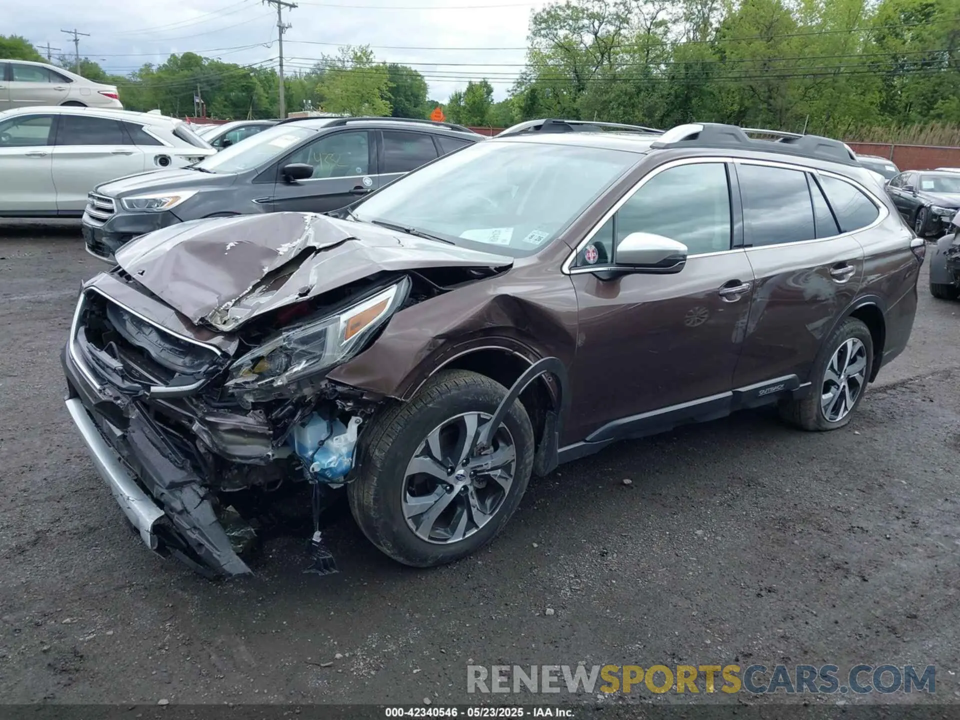 2 fotografías del automóvil dañado 4S4BTGPD8N3104545 SUBARU OUTBACK 2022