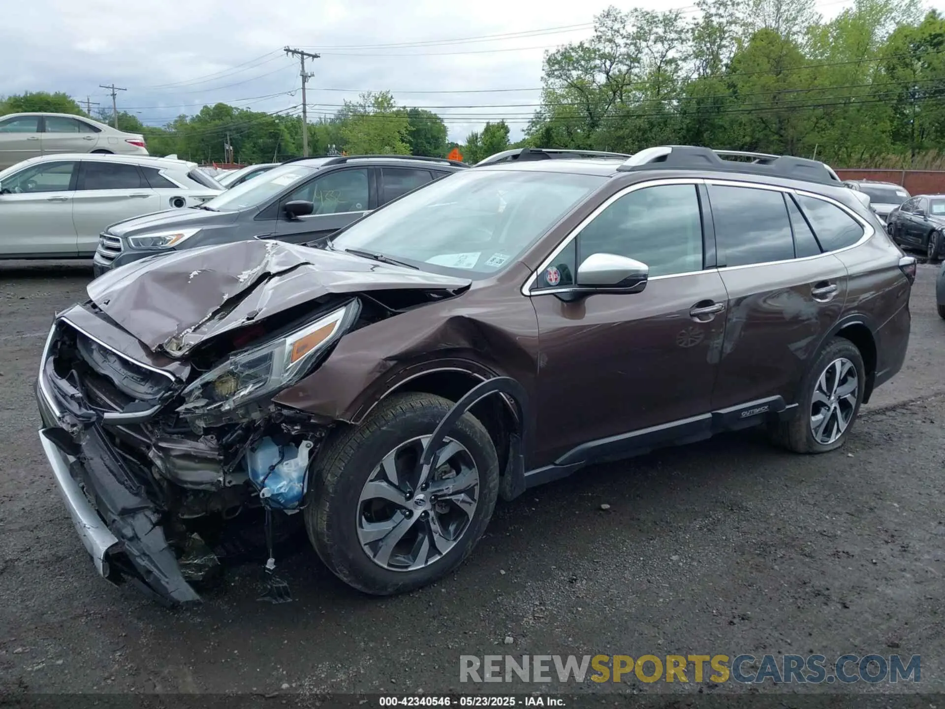 6 fotografías del automóvil dañado 4S4BTGPD8N3104545 SUBARU OUTBACK 2022