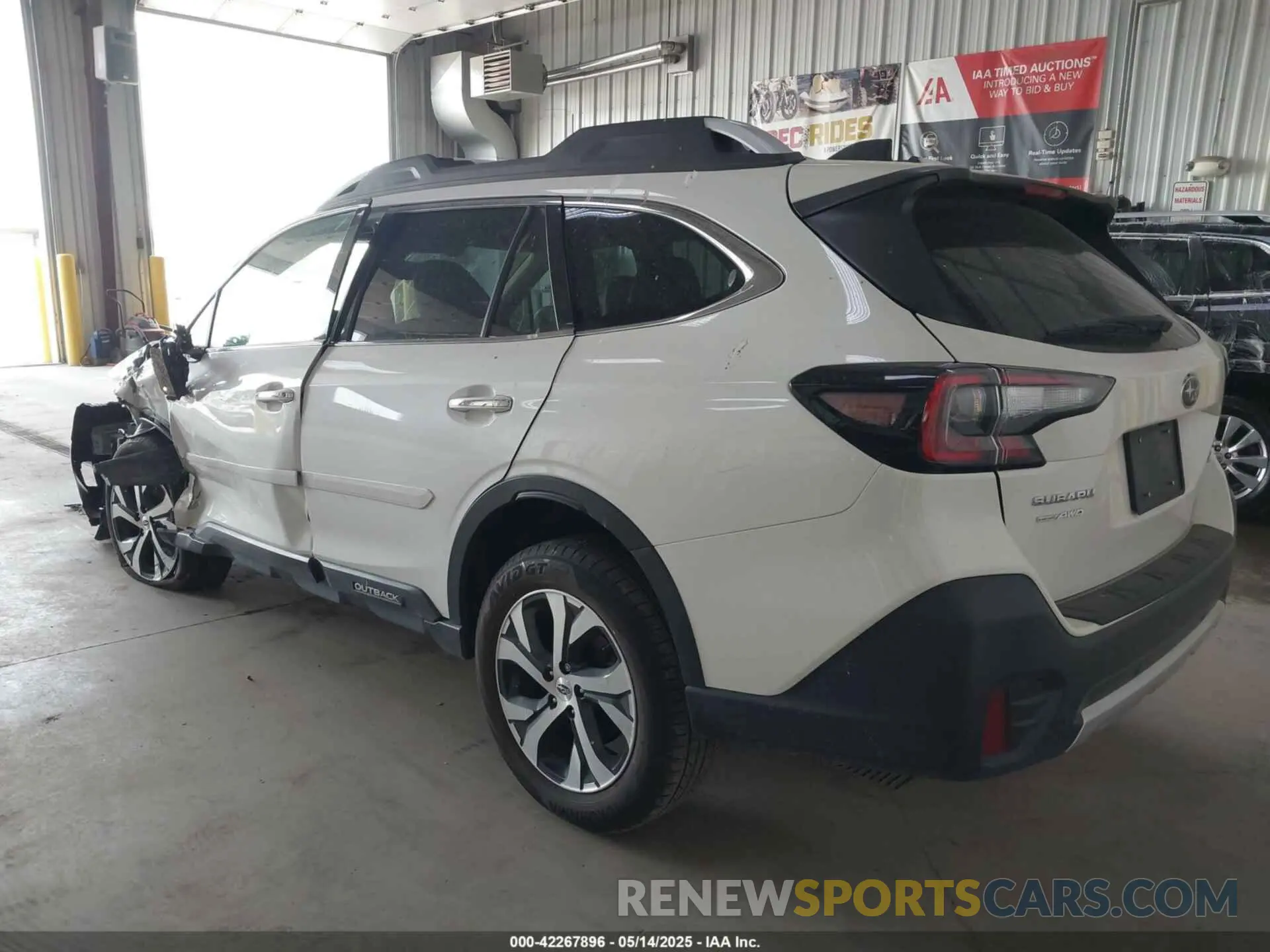 3 fotografías del automóvil dañado 4S4BTGPD9N3281654 SUBARU OUTBACK 2022