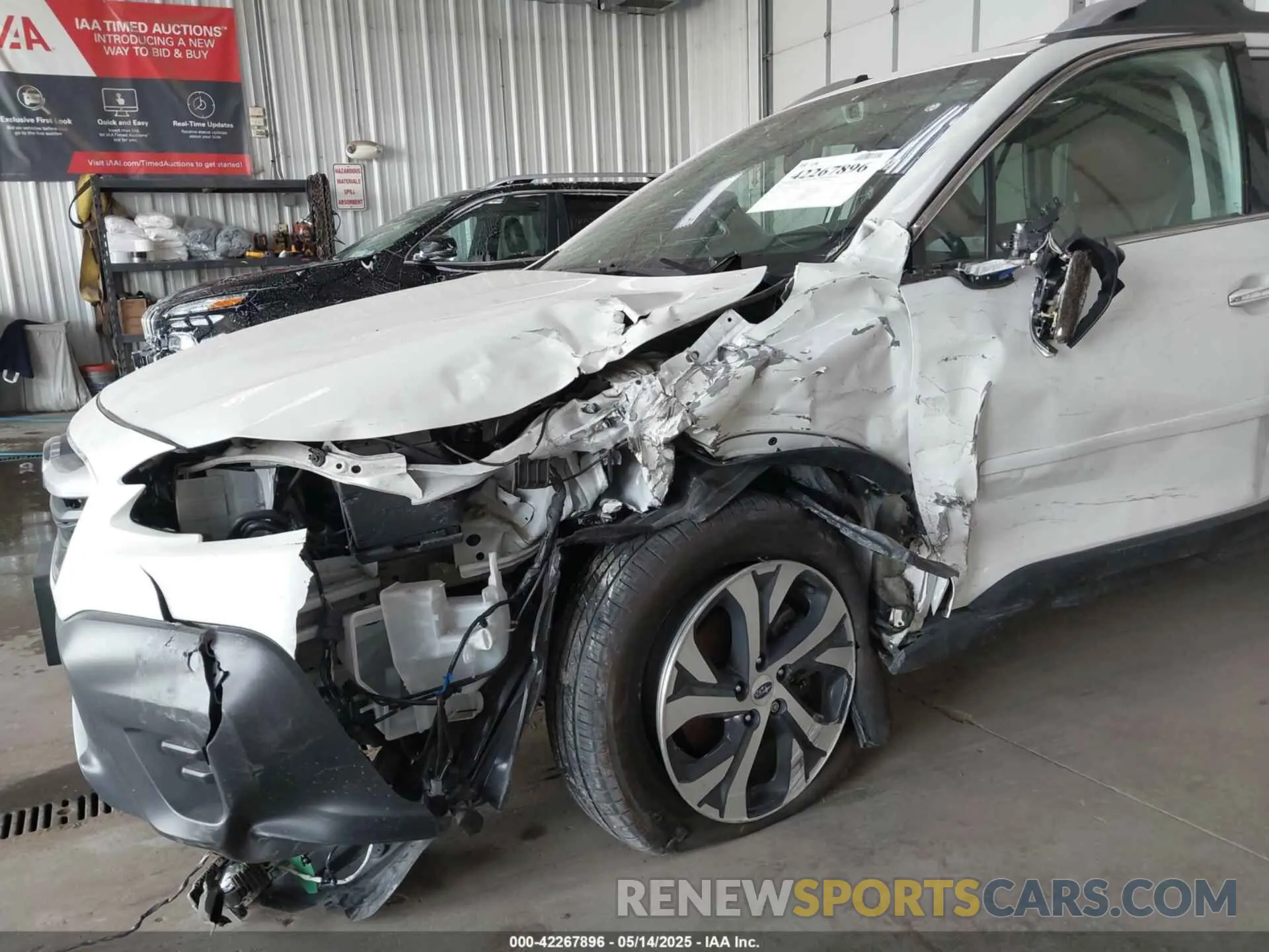 6 fotografías del automóvil dañado 4S4BTGPD9N3281654 SUBARU OUTBACK 2022
