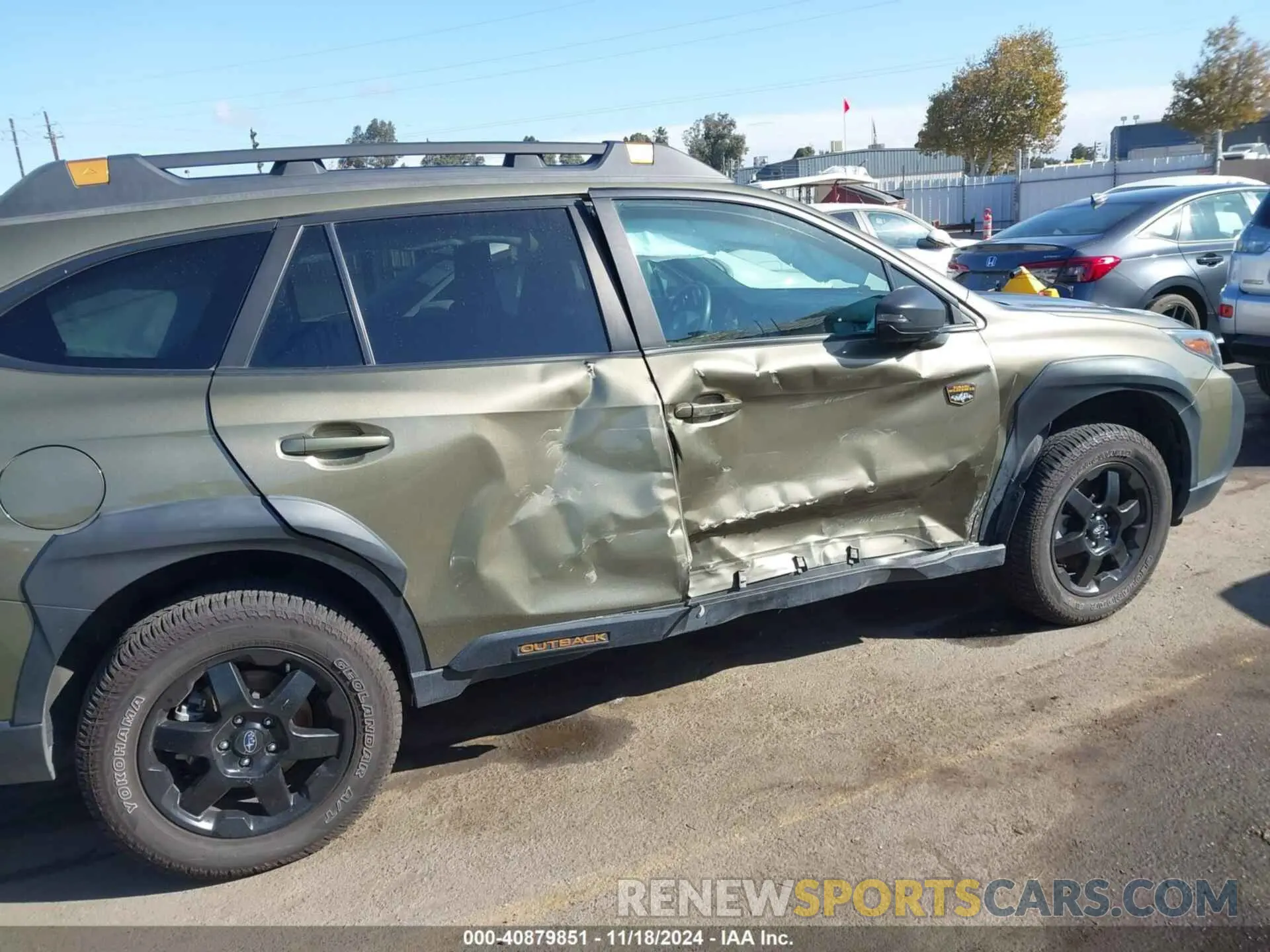 6 fotografías del automóvil dañado 4S4BTGSD1N3160303 SUBARU OUTBACK 2022