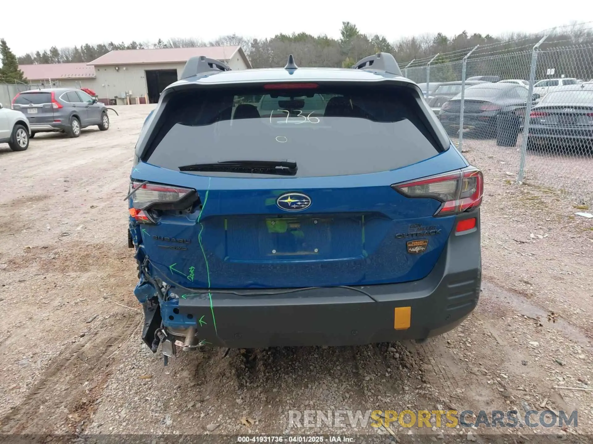 17 fotografías del automóvil dañado 4S4BTGUDXN3182443 SUBARU OUTBACK 2022