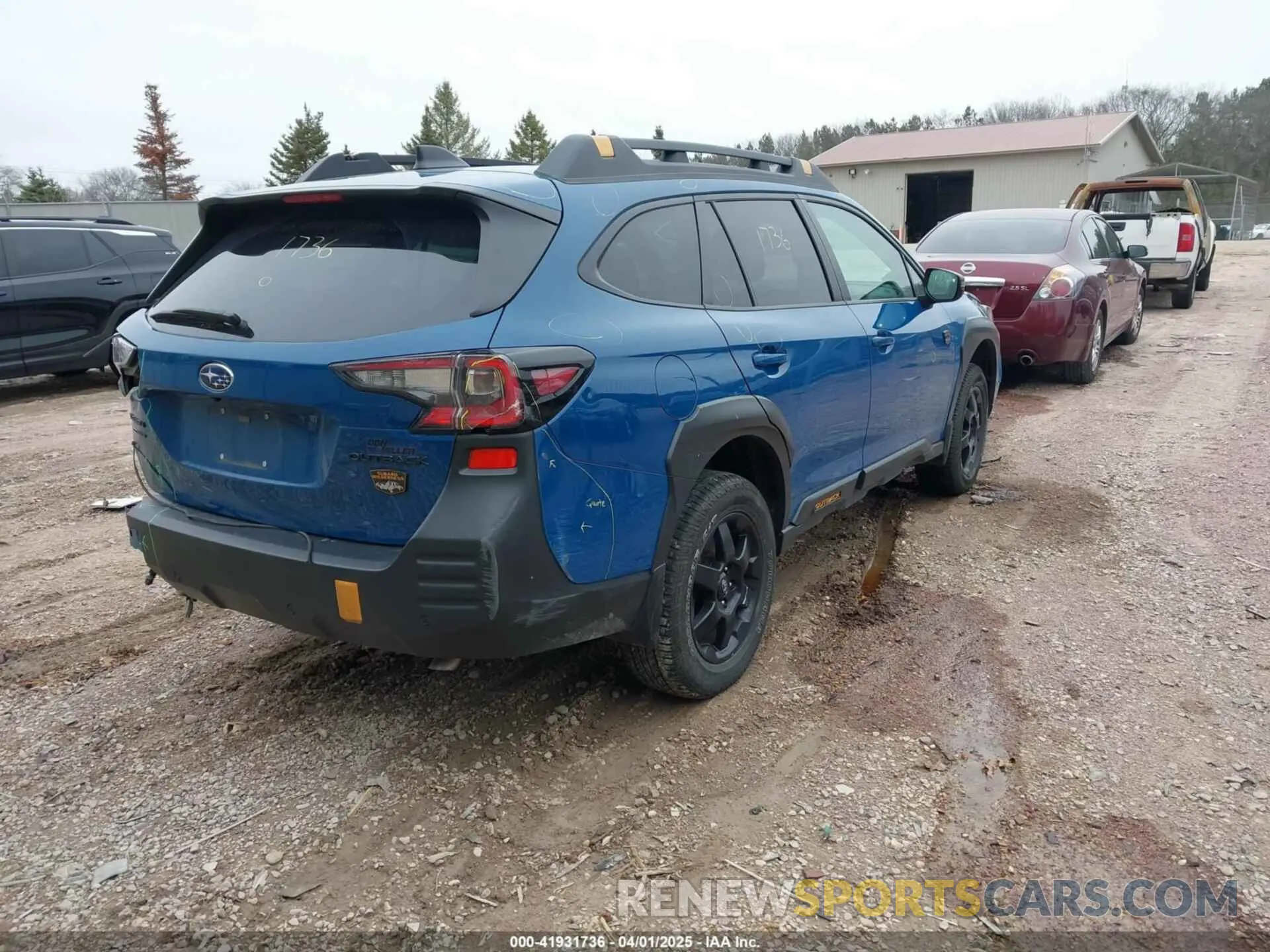 4 fotografías del automóvil dañado 4S4BTGUDXN3182443 SUBARU OUTBACK 2022