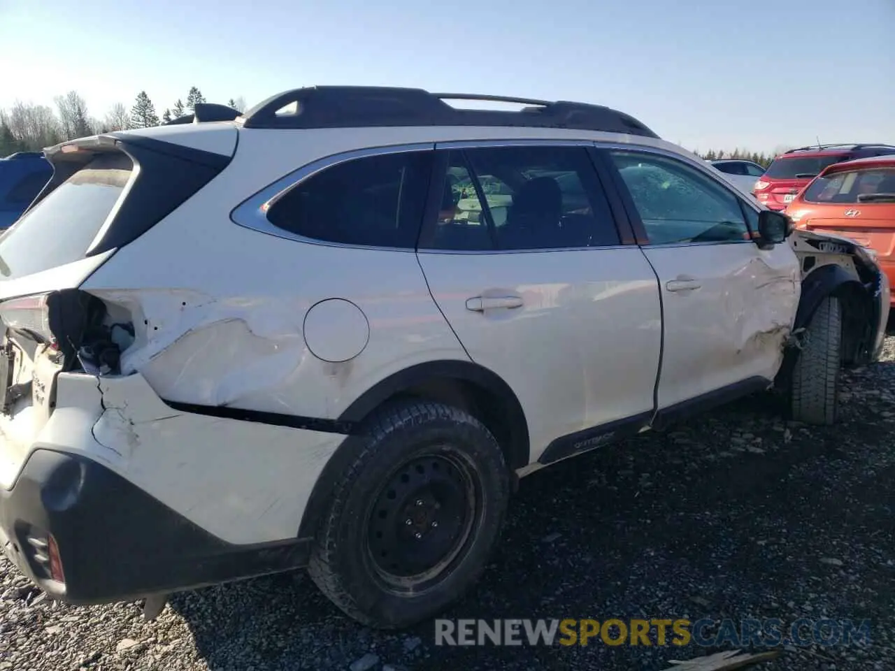 13 fotografías del automóvil dañado 4S4BTHND0N3239401 SUBARU OUTBACK 2022