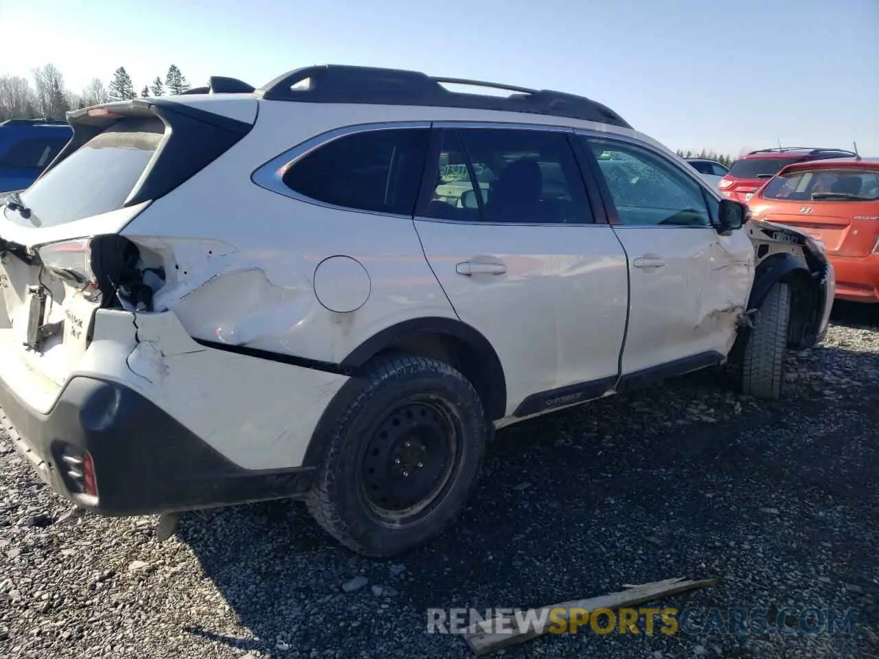 3 fotografías del automóvil dañado 4S4BTHND0N3239401 SUBARU OUTBACK 2022