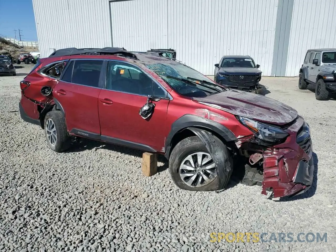 4 fotografías del automóvil dañado 4S4BTACC1P3173073 SUBARU OUTBACK 2023