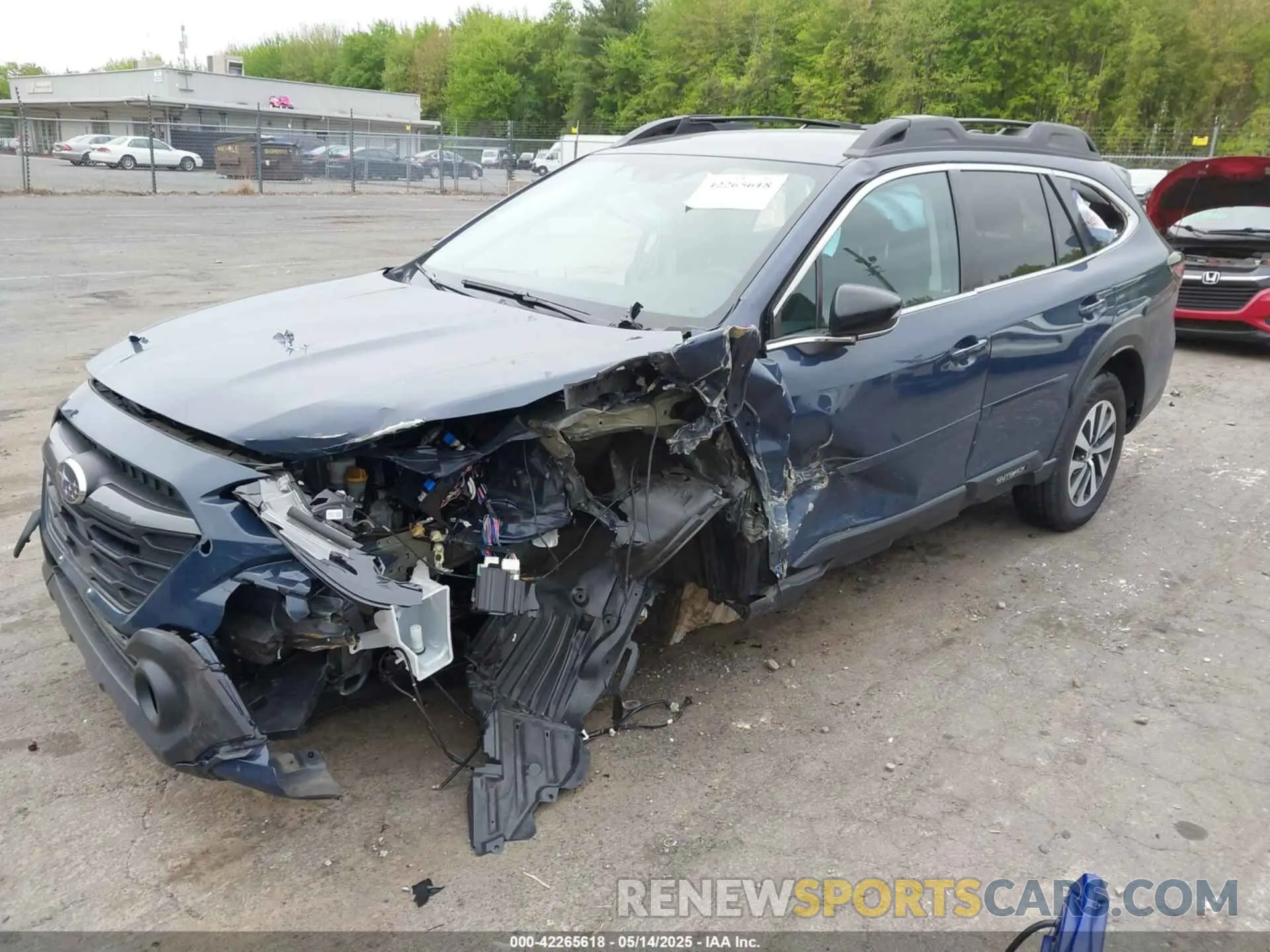2 fotografías del automóvil dañado 4S4BTACC2P3191596 SUBARU OUTBACK 2023