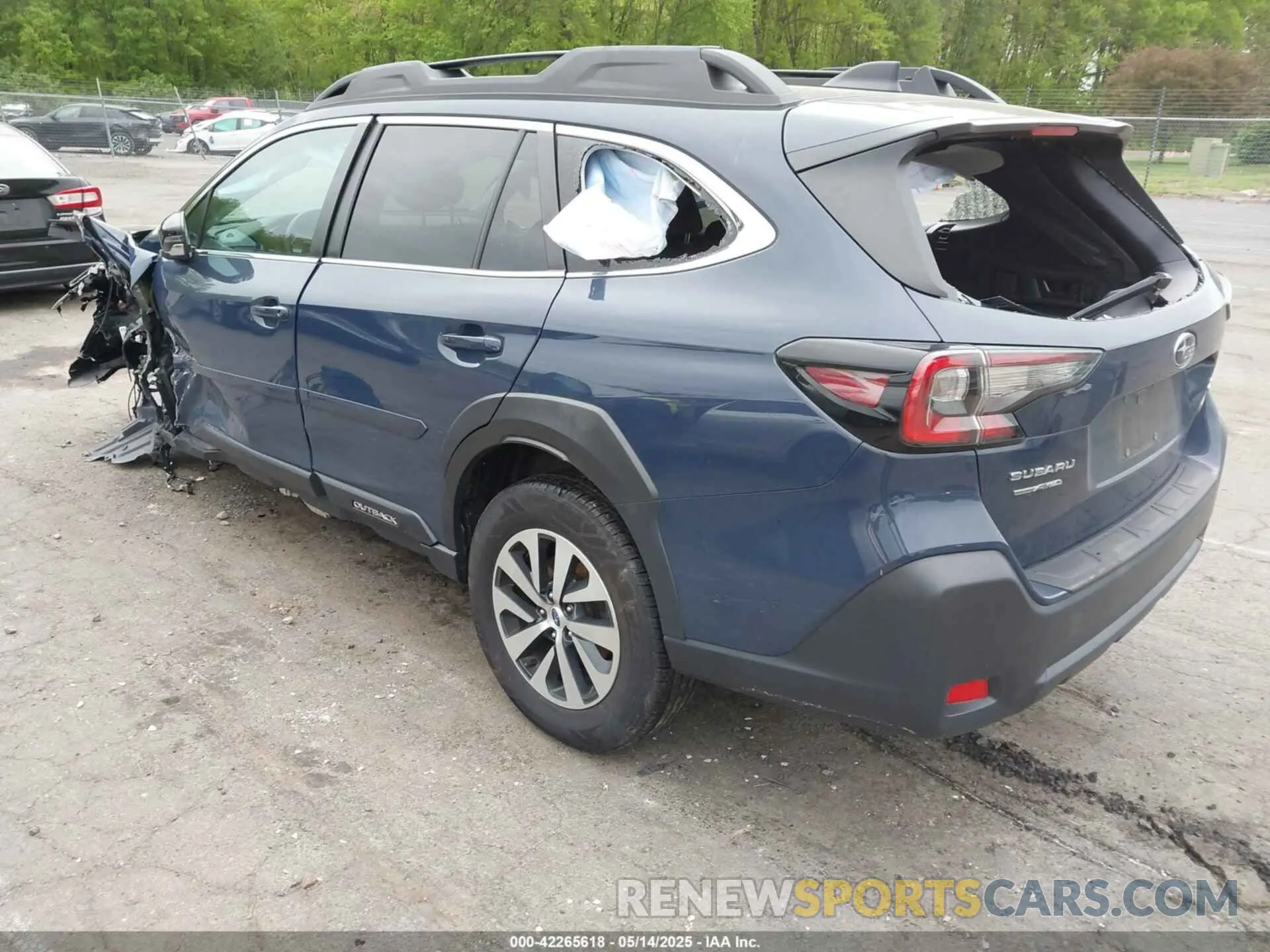3 fotografías del automóvil dañado 4S4BTACC2P3191596 SUBARU OUTBACK 2023
