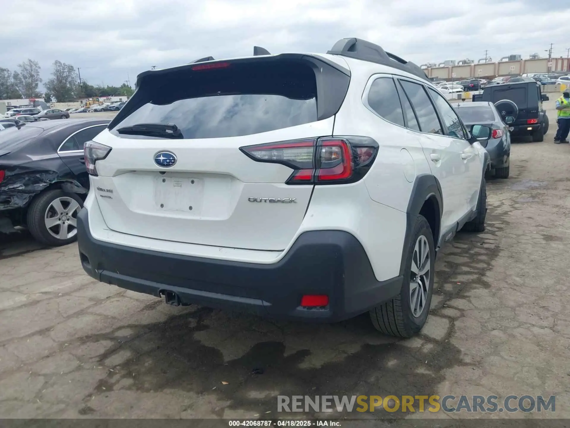 4 fotografías del automóvil dañado 4S4BTACC7P3128493 SUBARU OUTBACK 2023