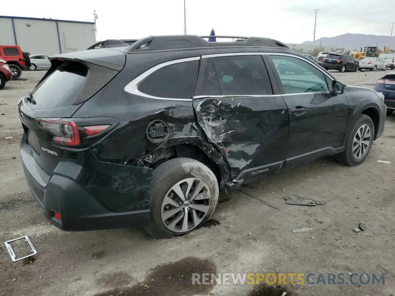 3 fotografías del automóvil dañado 4S4BTACC7P3152549 SUBARU OUTBACK 2023