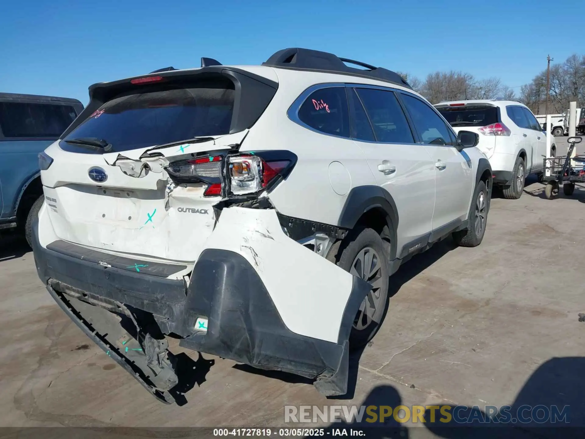 4 fotografías del automóvil dañado 4S4BTACC9P3169255 SUBARU OUTBACK 2023
