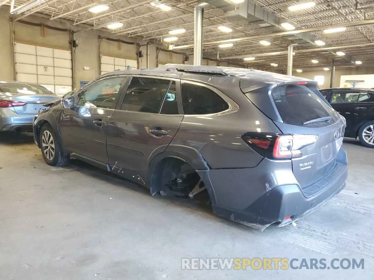 2 fotografías del automóvil dañado 4S4BTAFC3P3109466 SUBARU OUTBACK 2023