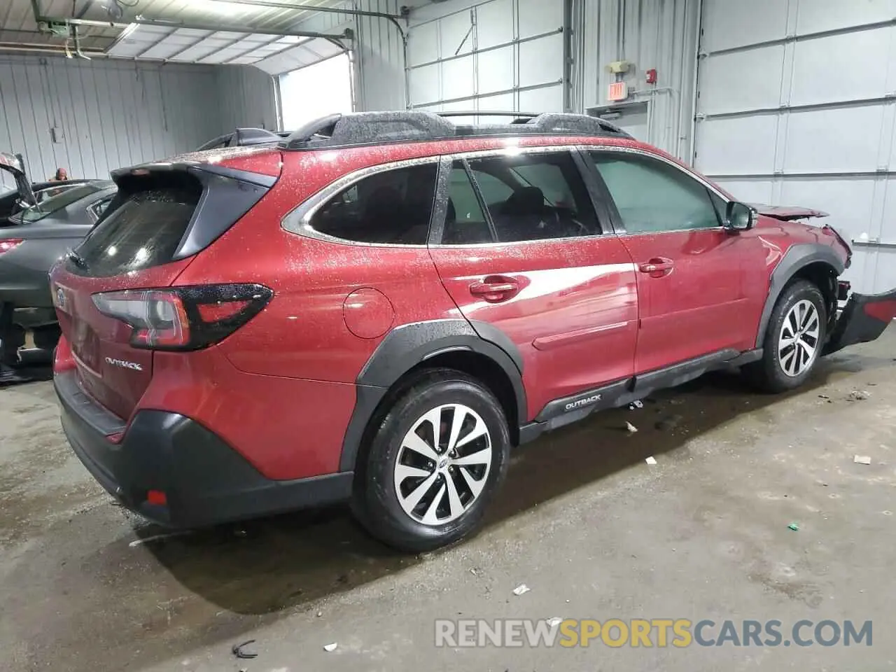 3 fotografías del automóvil dañado 4S4BTAFC3P3202634 SUBARU OUTBACK 2023