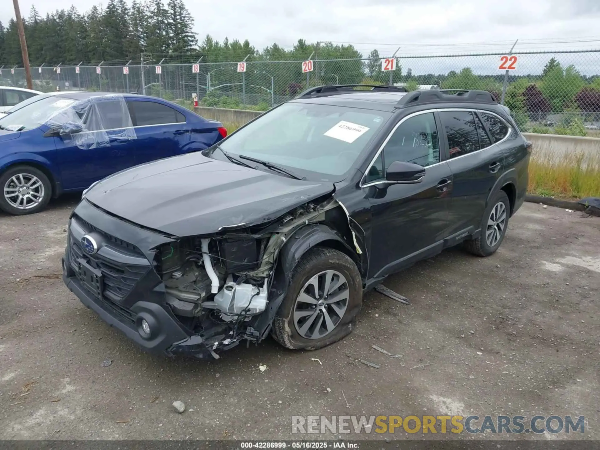 2 fotografías del automóvil dañado 4S4BTAFC7P3186695 SUBARU OUTBACK 2023