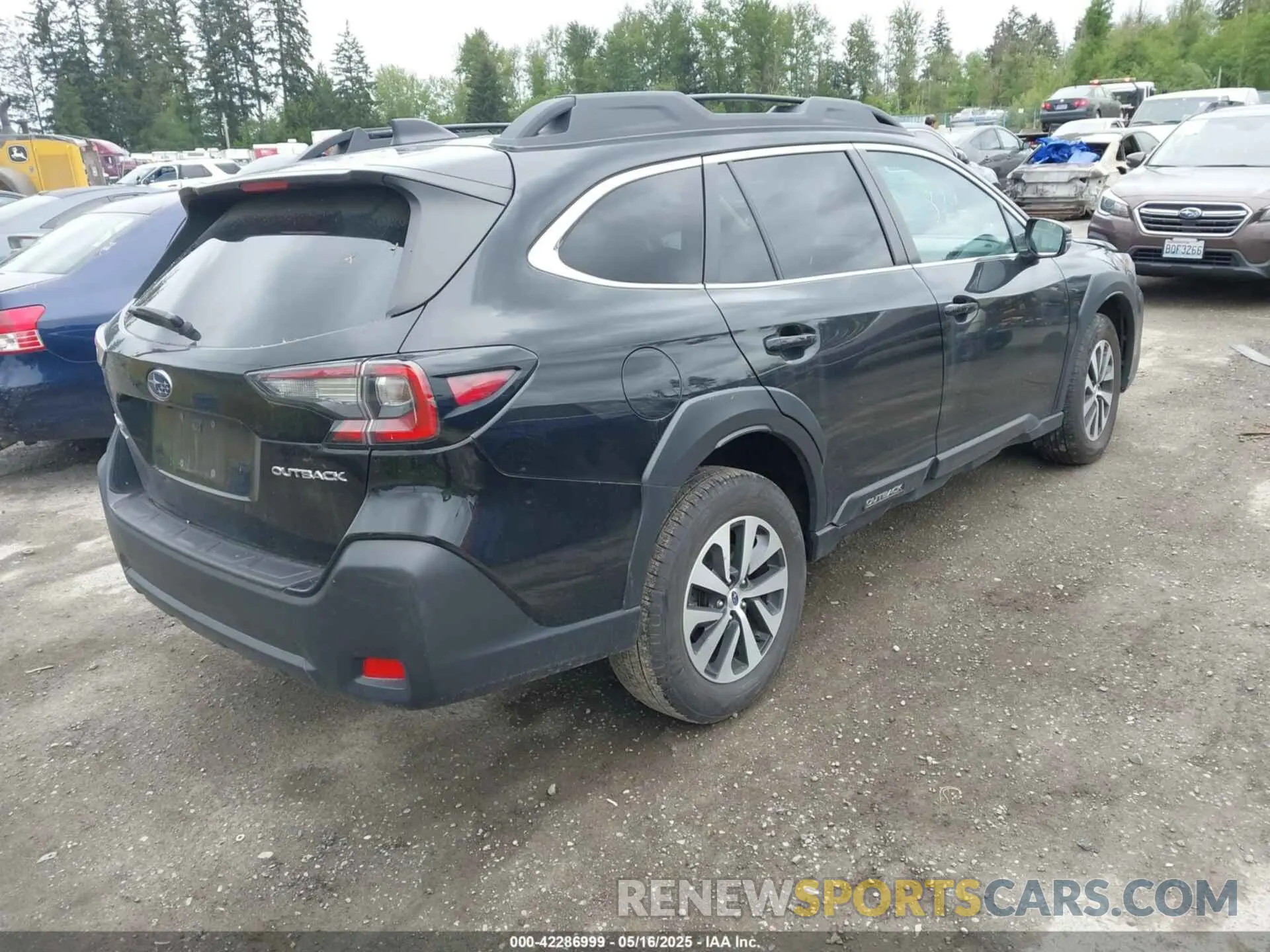 4 fotografías del automóvil dañado 4S4BTAFC7P3186695 SUBARU OUTBACK 2023