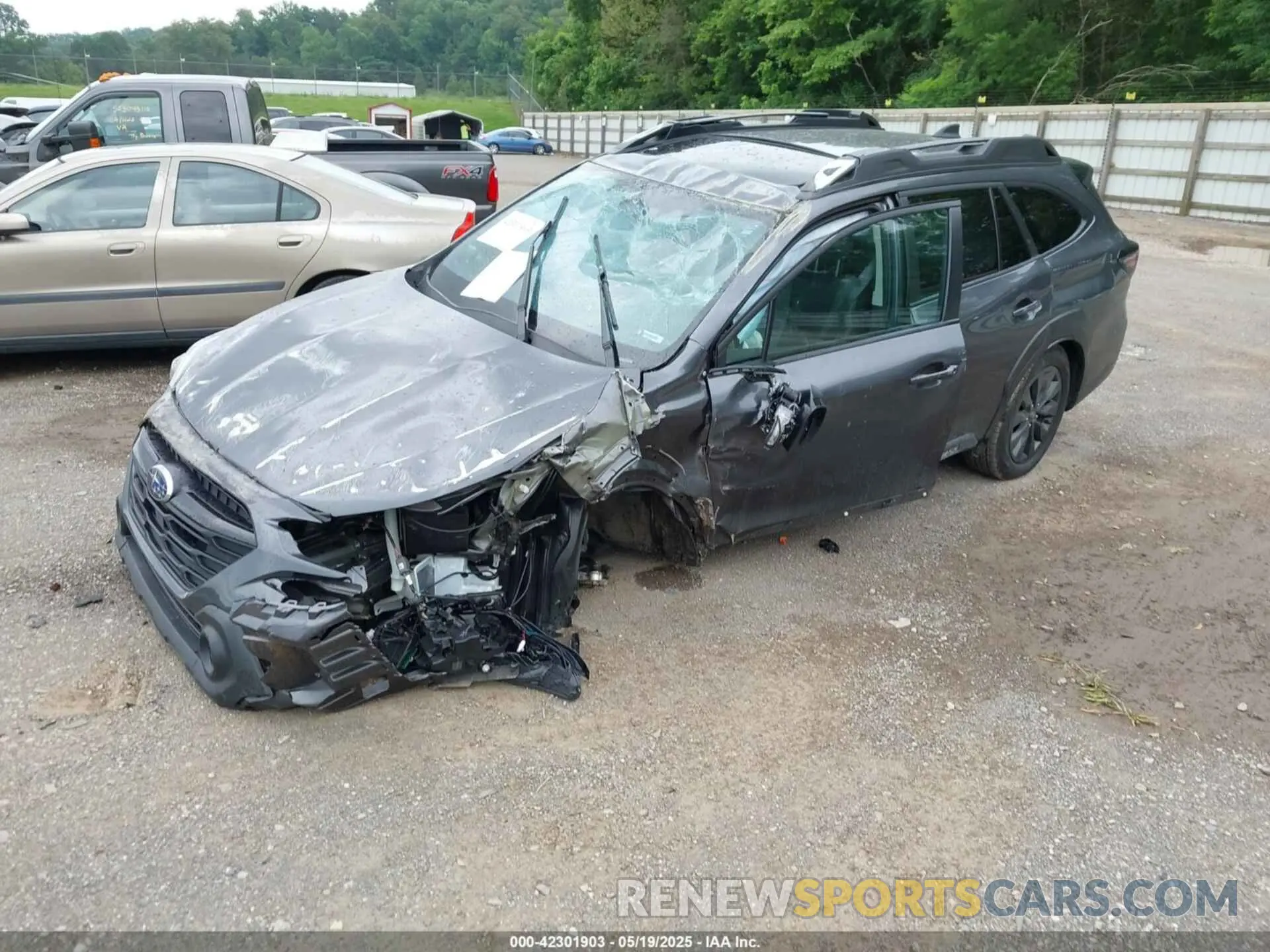 2 fotografías del automóvil dañado 4S4BTALC1P3119434 SUBARU OUTBACK 2023