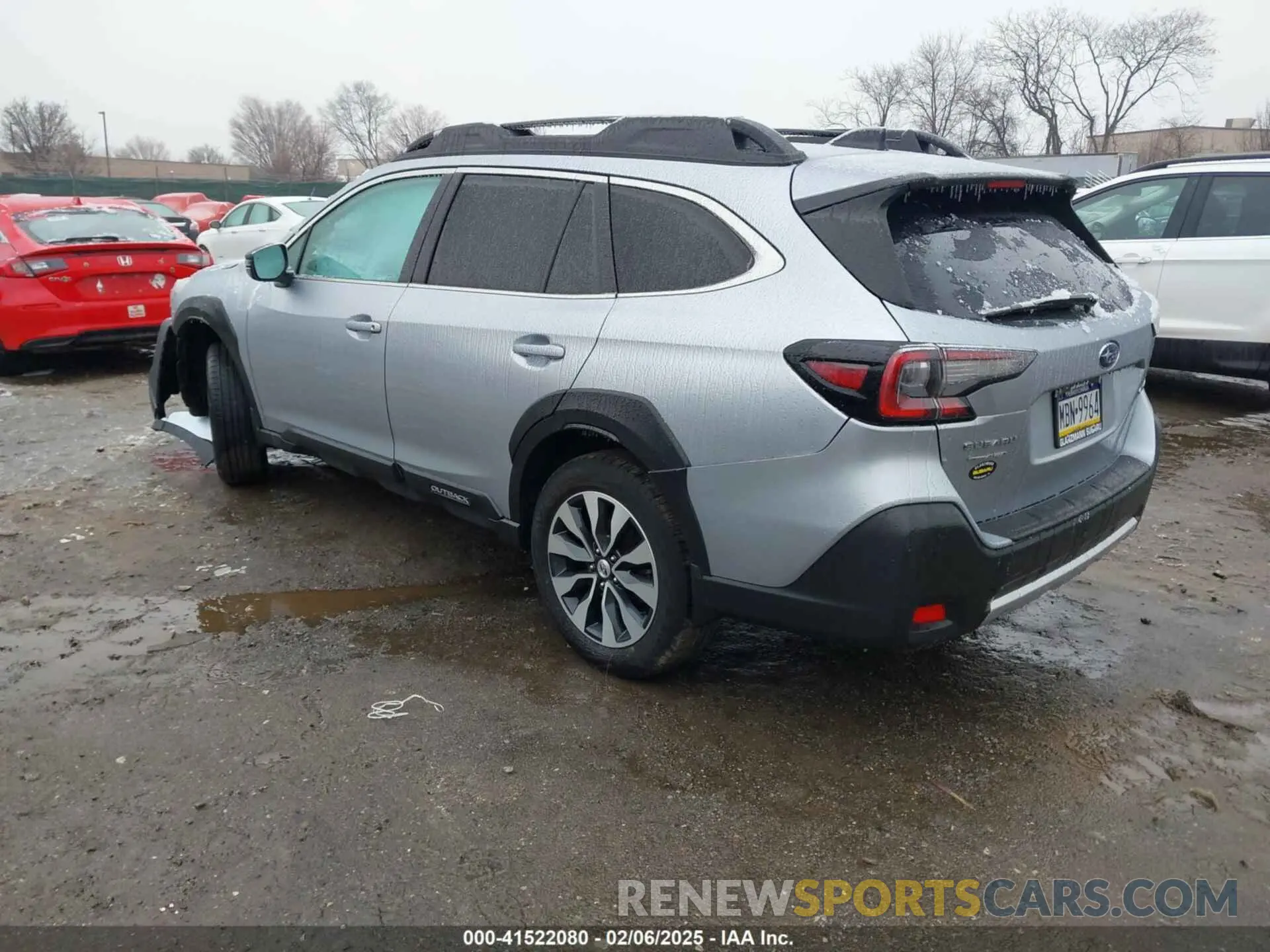 3 fotografías del automóvil dañado 4S4BTANC2P3108083 SUBARU OUTBACK 2023