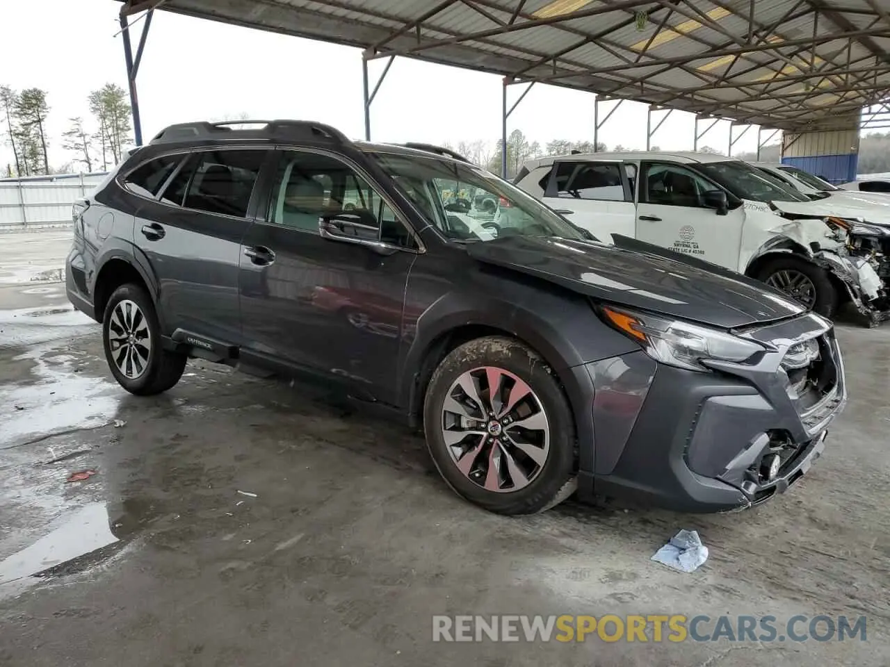 4 fotografías del automóvil dañado 4S4BTANC6P3202631 SUBARU OUTBACK 2023