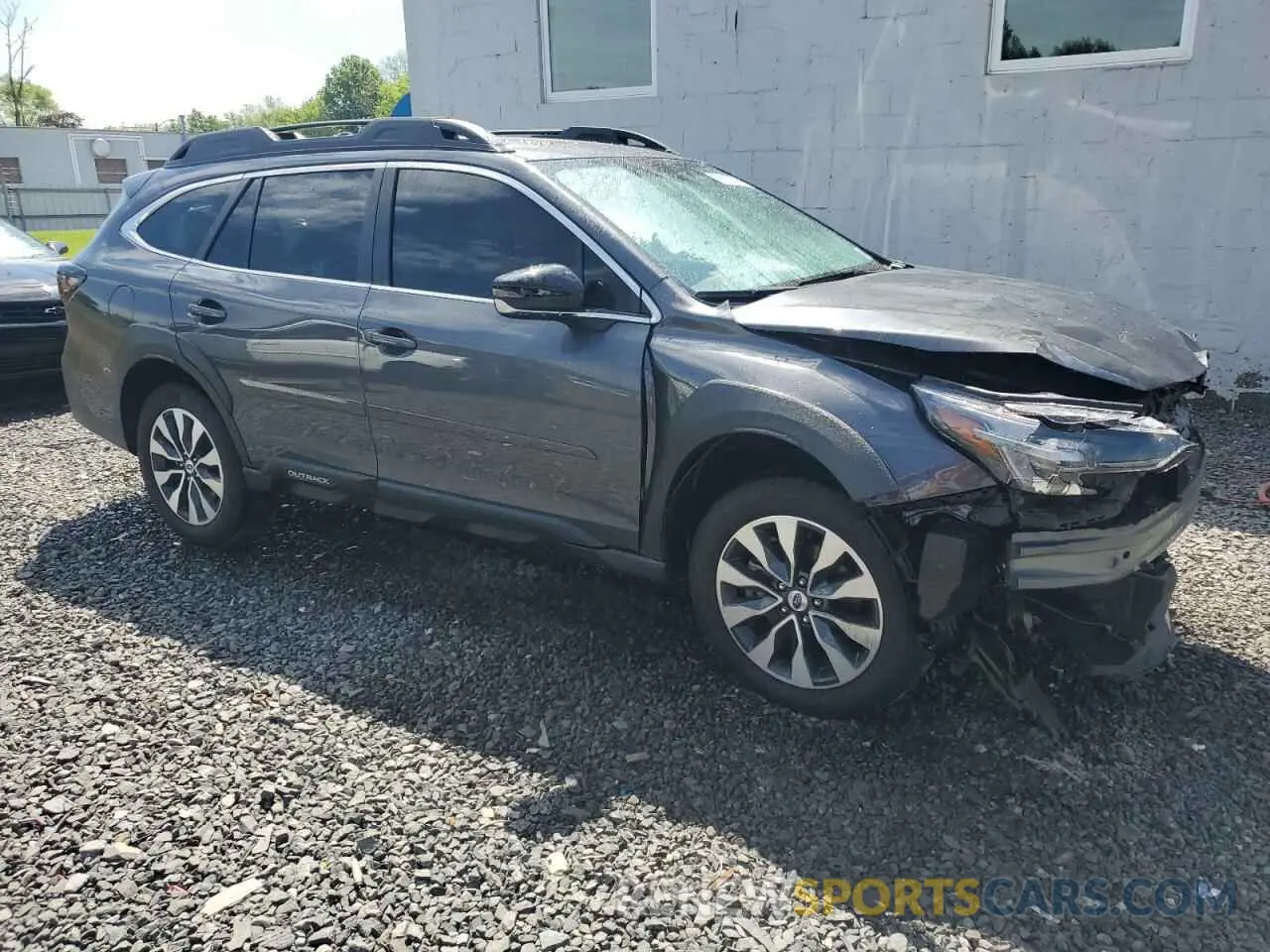 4 fotografías del automóvil dañado 4S4BTANC6P3204198 SUBARU OUTBACK 2023