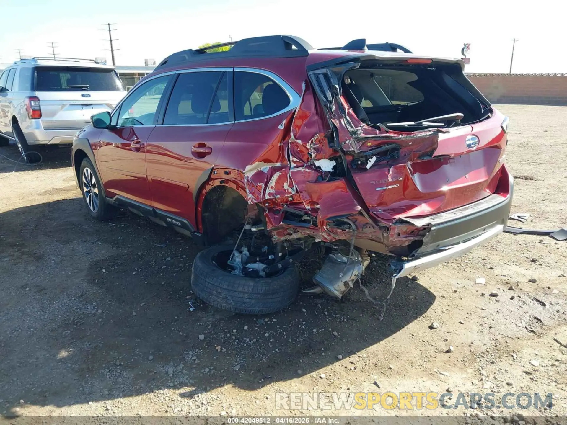 3 fotografías del automóvil dañado 4S4BTANC9P3118965 SUBARU OUTBACK 2023