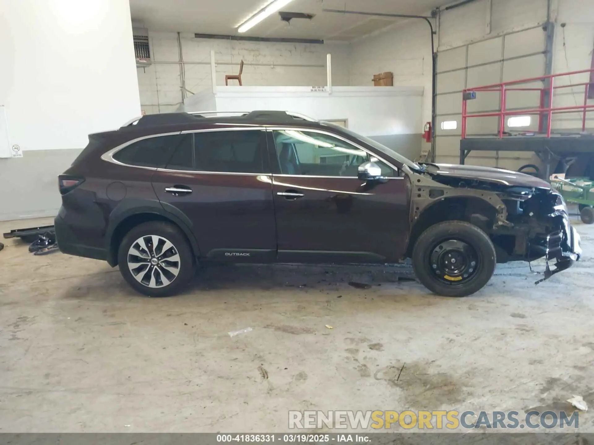 14 fotografías del automóvil dañado 4S4BTAPC0P3186892 SUBARU OUTBACK 2023