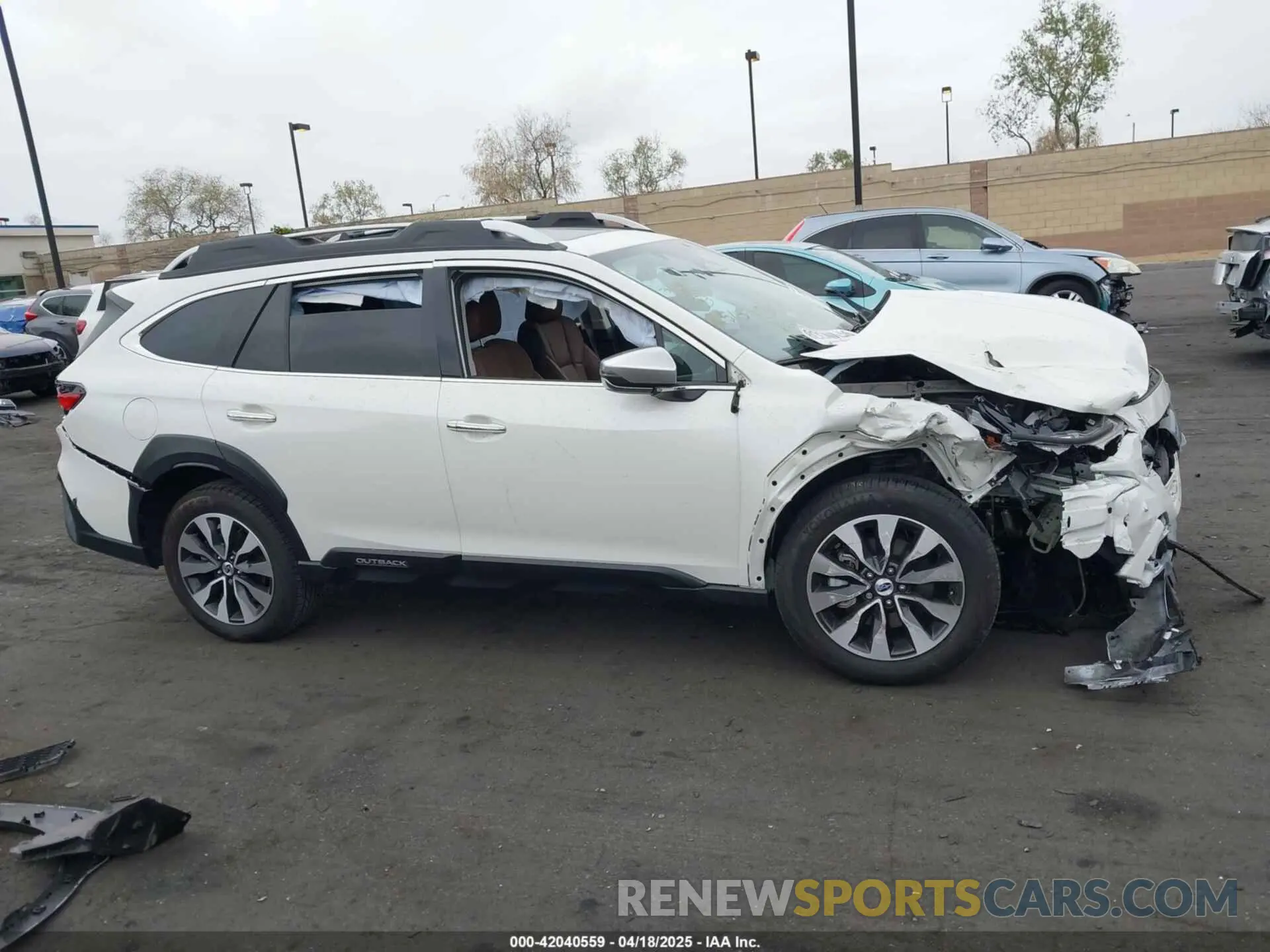 14 fotografías del automóvil dañado 4S4BTAPC1P3169017 SUBARU OUTBACK 2023