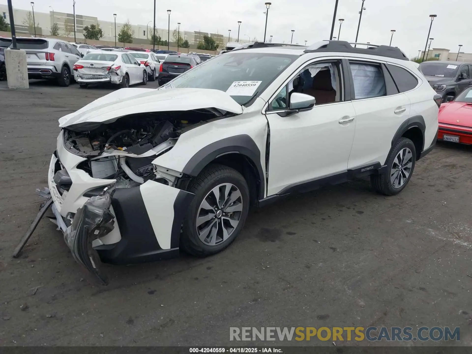 2 fotografías del automóvil dañado 4S4BTAPC1P3169017 SUBARU OUTBACK 2023