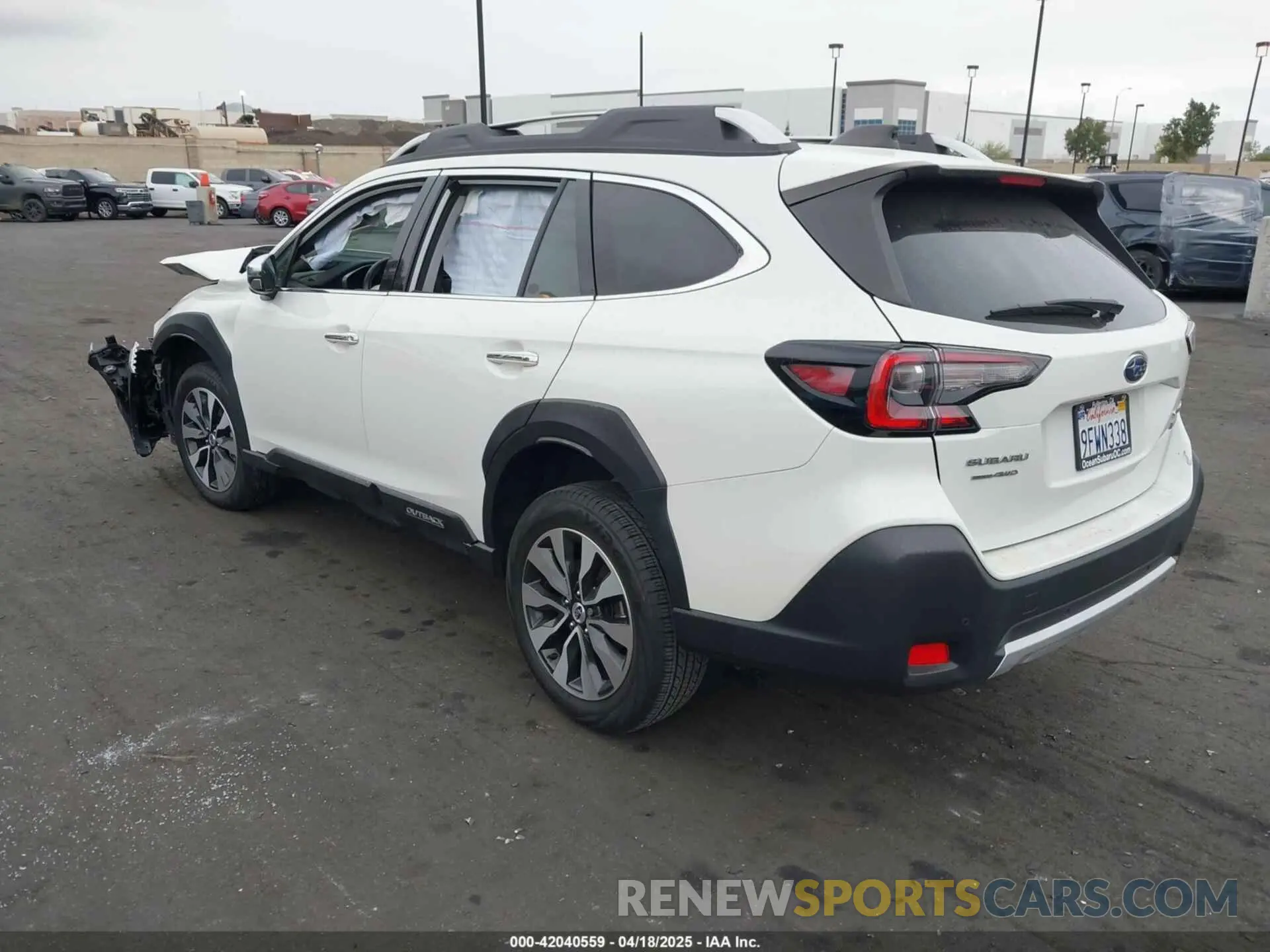 3 fotografías del automóvil dañado 4S4BTAPC1P3169017 SUBARU OUTBACK 2023