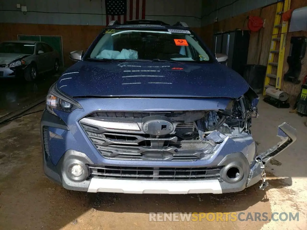 5 fotografías del automóvil dañado 4S4BTAPC7P3174643 SUBARU OUTBACK 2023