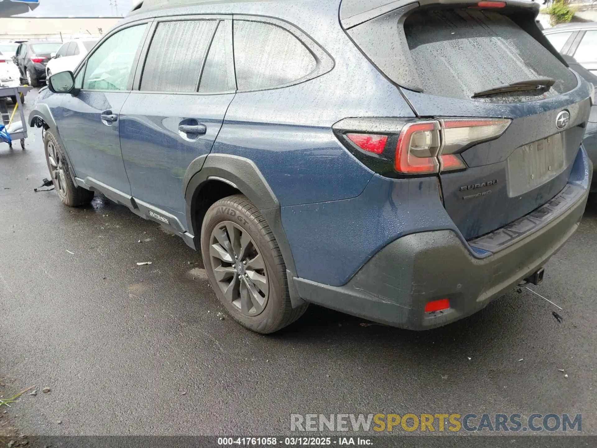 3 fotografías del automóvil dañado 4S4BTGLD0P3140996 SUBARU OUTBACK 2023