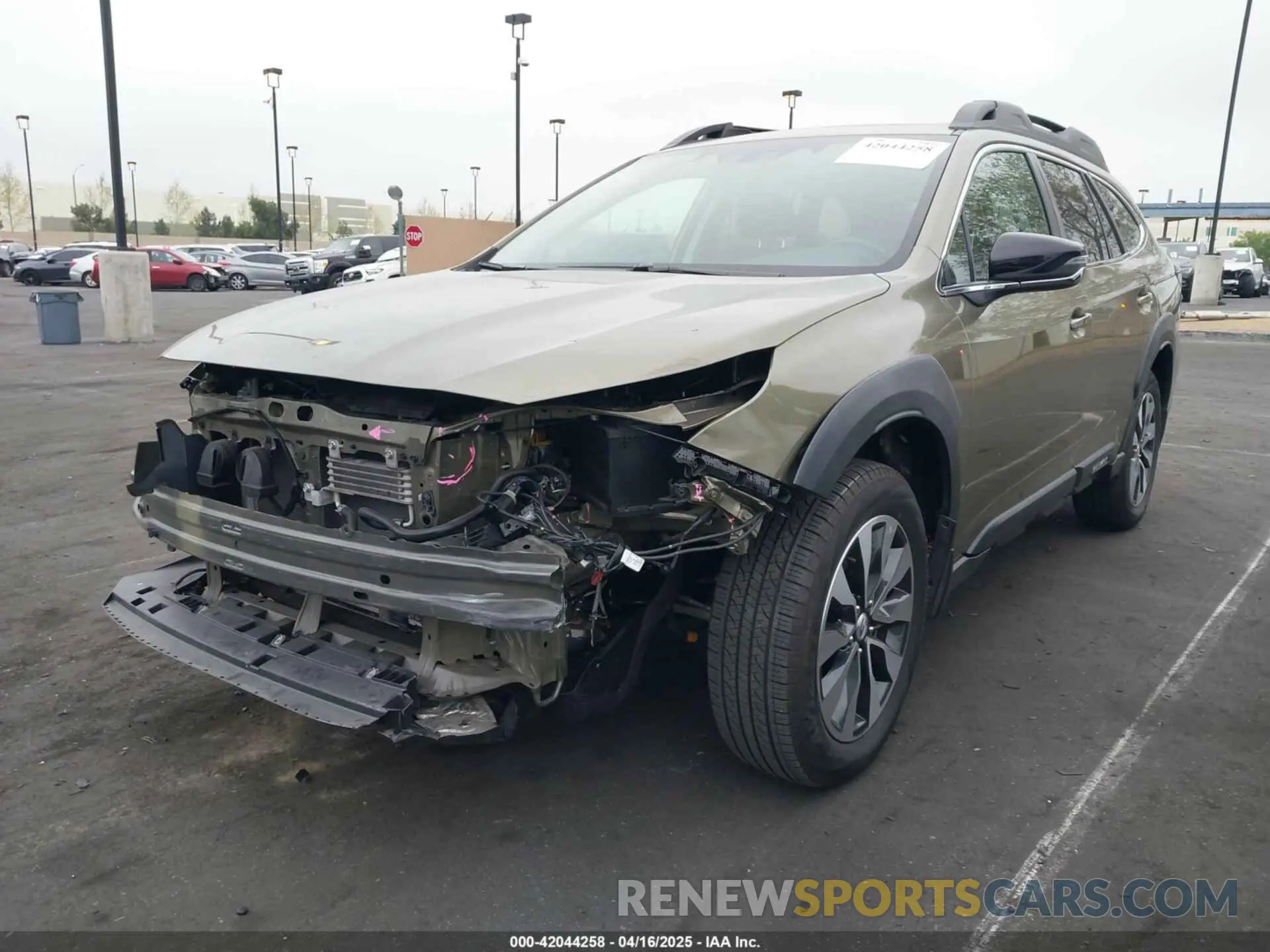 2 fotografías del automóvil dañado 4S4BTGND6P3138828 SUBARU OUTBACK 2023