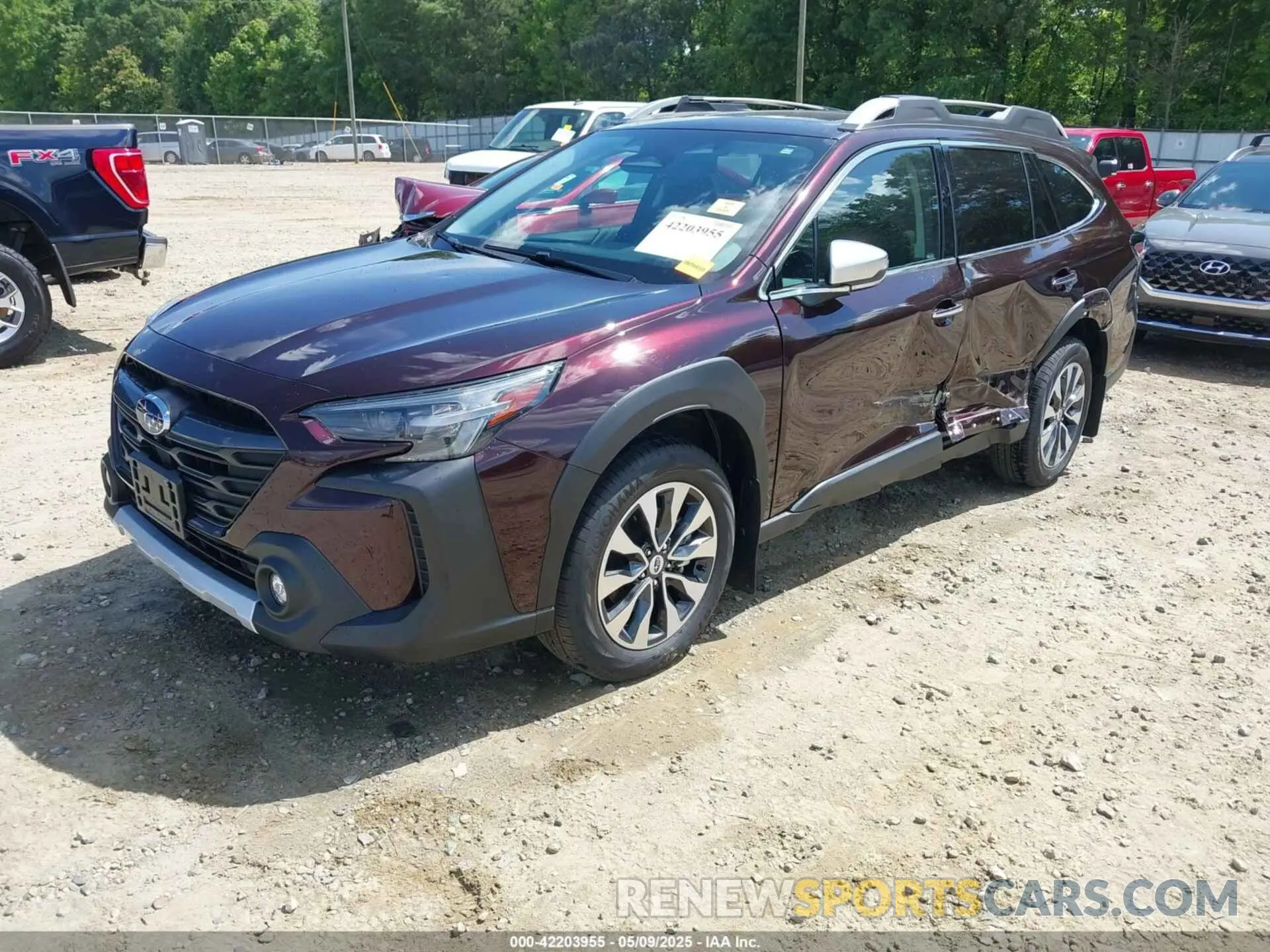 2 fotografías del automóvil dañado 4S4BTGPDXP3217139 SUBARU OUTBACK 2023