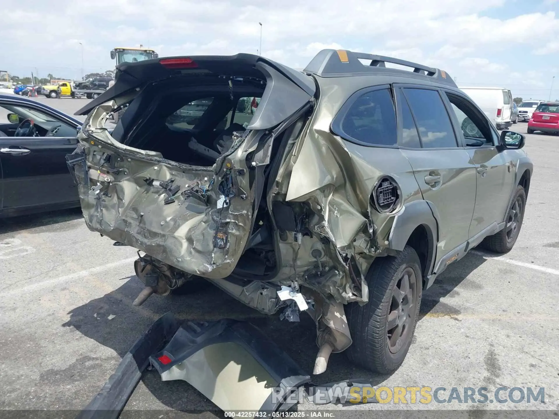4 fotografías del automóvil dañado 4S4BTGUD7P3111980 SUBARU OUTBACK 2023