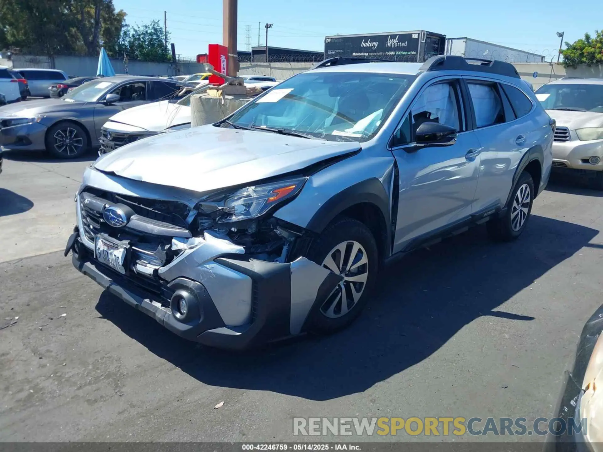 2 fotografías del automóvil dañado 4S4BTADC1R3164648 SUBARU OUTBACK 2024