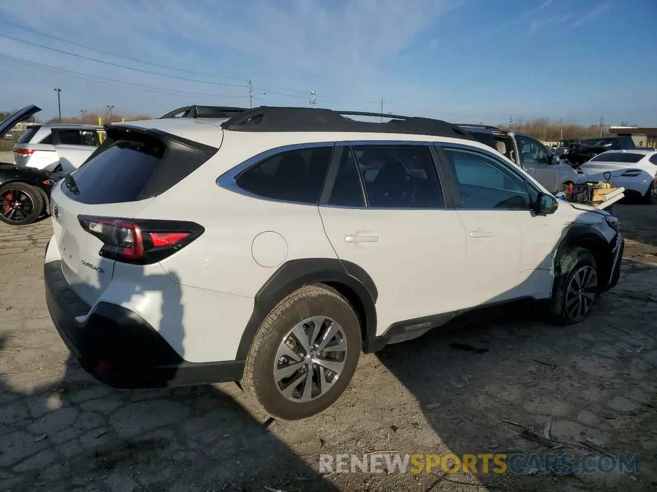 3 fotografías del automóvil dañado 4S4BTAFC0R3232533 SUBARU OUTBACK 2024