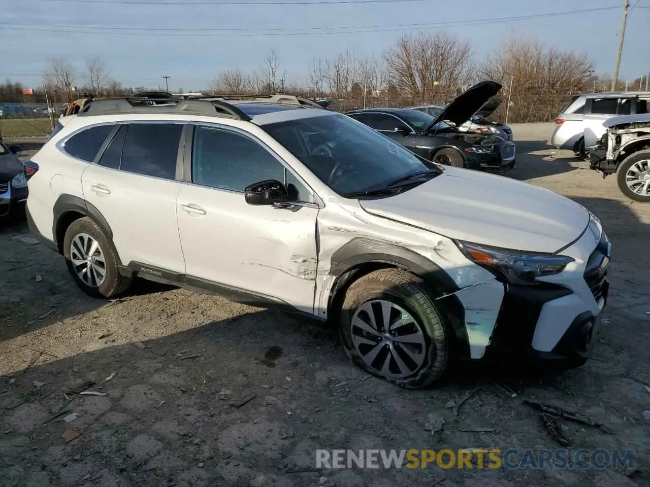 4 fotografías del automóvil dañado 4S4BTAFC0R3232533 SUBARU OUTBACK 2024