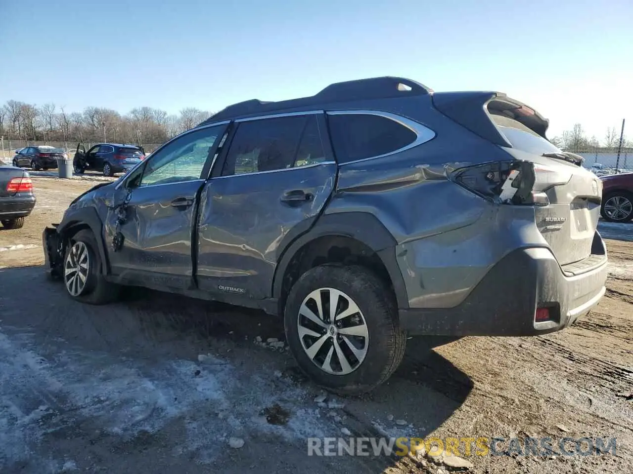 2 fotografías del automóvil dañado 4S4BTAFC4R3273263 SUBARU OUTBACK 2024