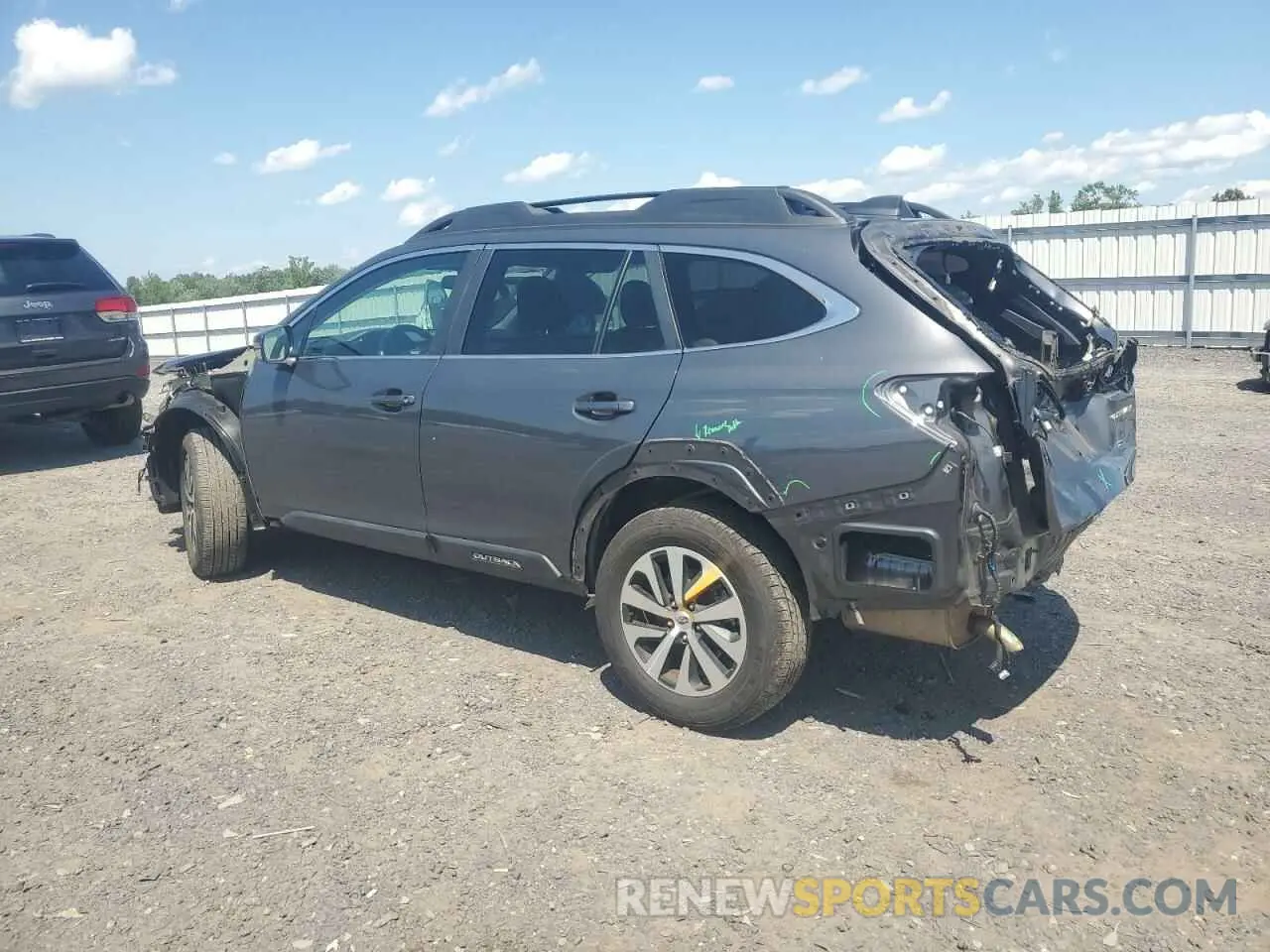 2 fotografías del automóvil dañado 4S4BTAFC6R3115345 SUBARU OUTBACK 2024