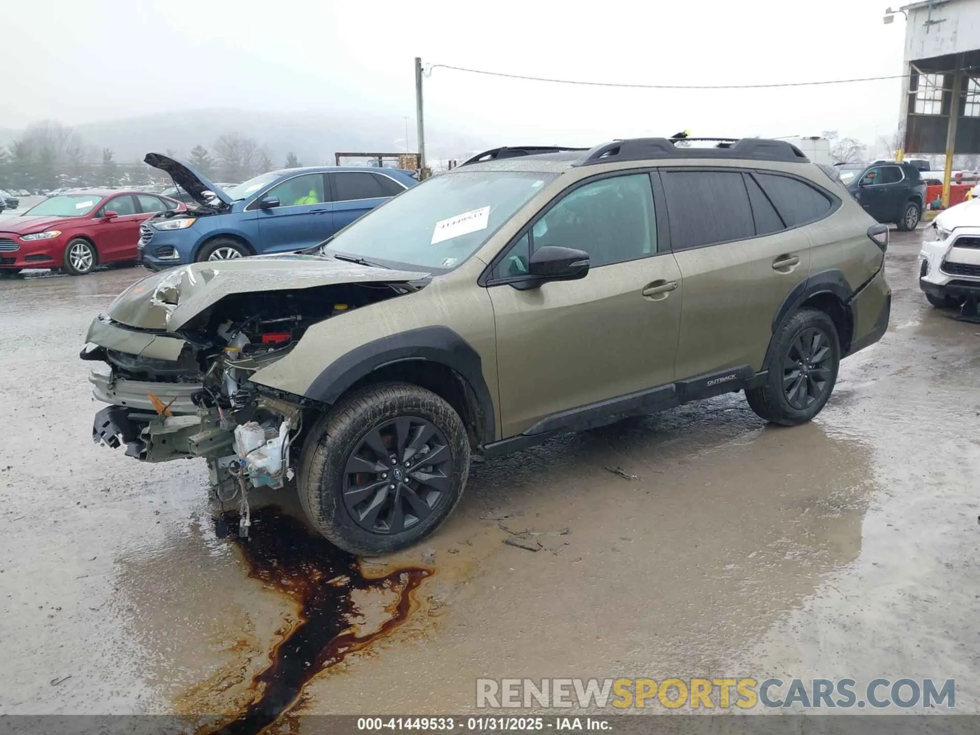 2 fotografías del automóvil dañado 4S4BTALC3R3296781 SUBARU OUTBACK 2024