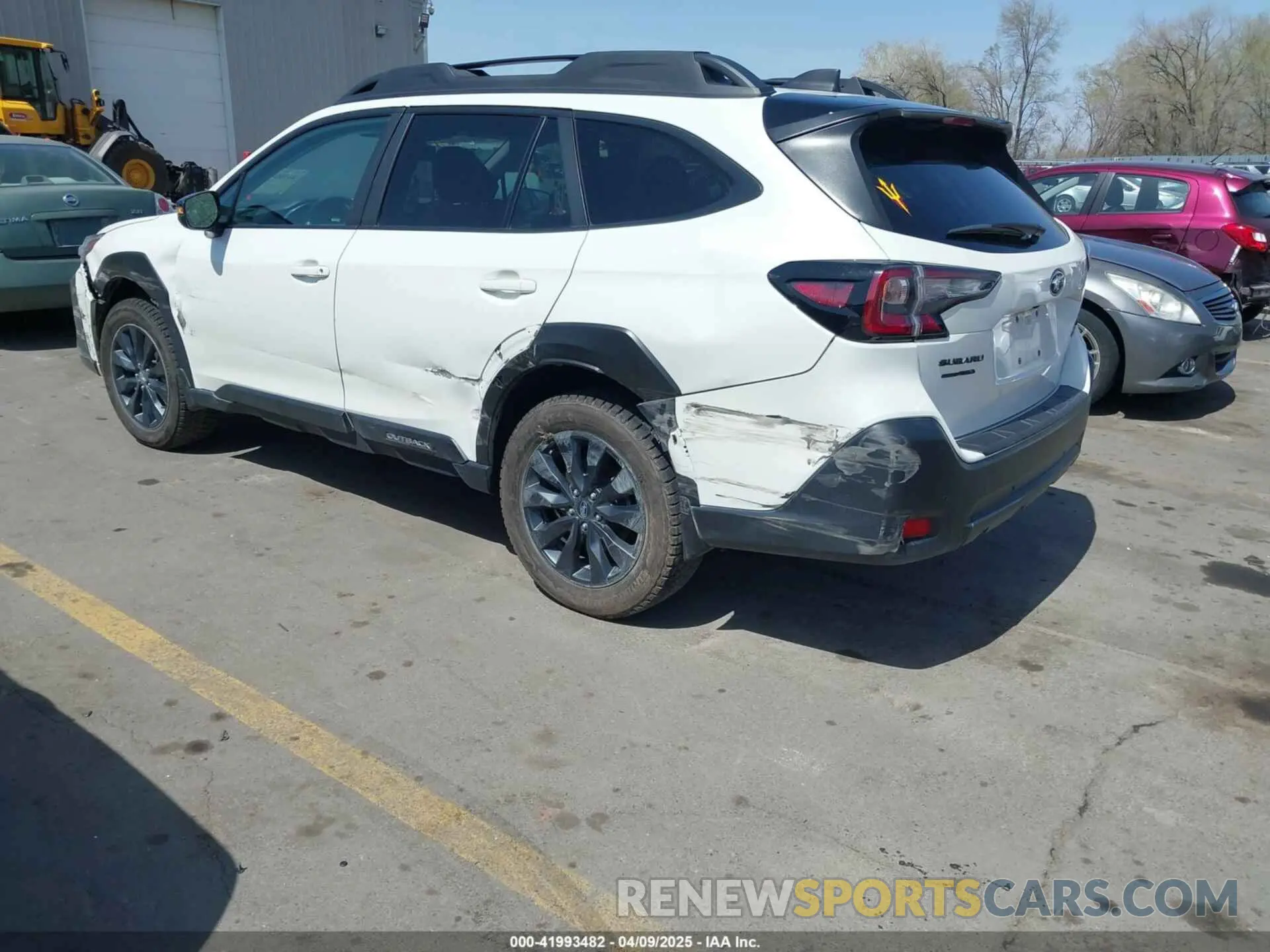 3 fotografías del automóvil dañado 4S4BTALC9R3137649 SUBARU OUTBACK 2024