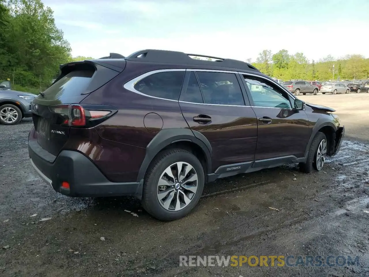 3 fotografías del automóvil dañado 4S4BTANC0R3121224 SUBARU OUTBACK 2024