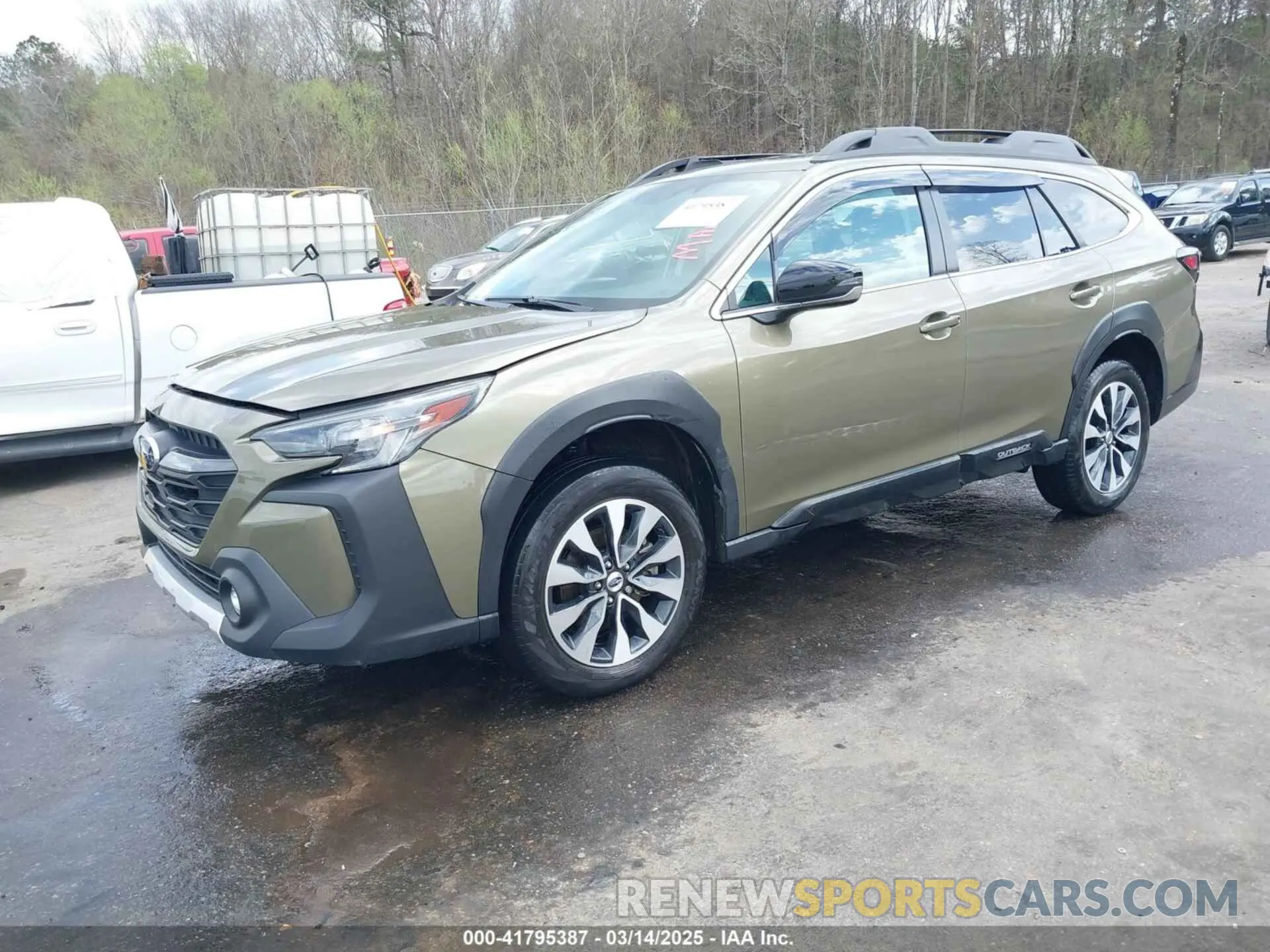 2 fotografías del automóvil dañado 4S4BTANC1R3100902 SUBARU OUTBACK 2024